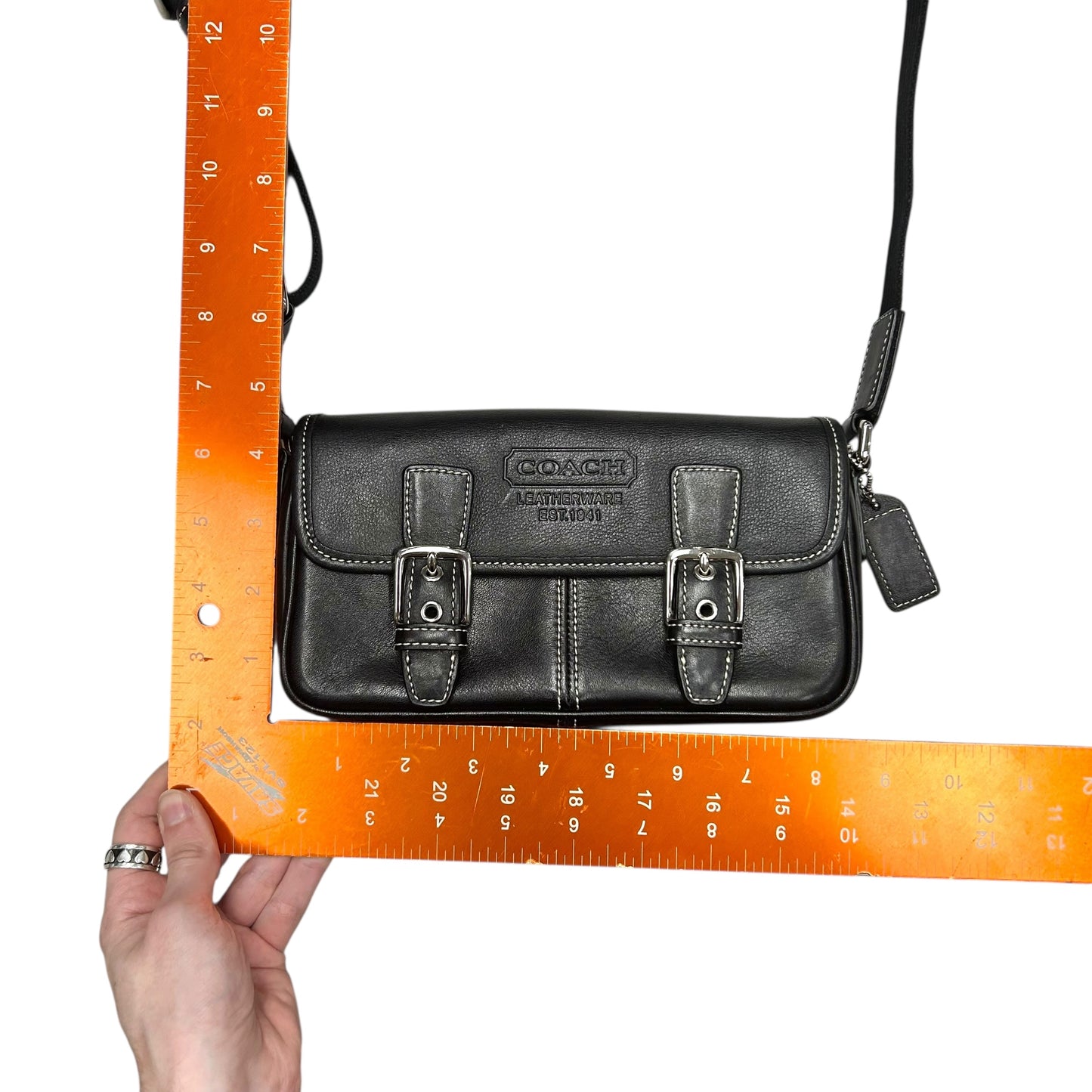 Crossbody Designer By Coach, Size: Small