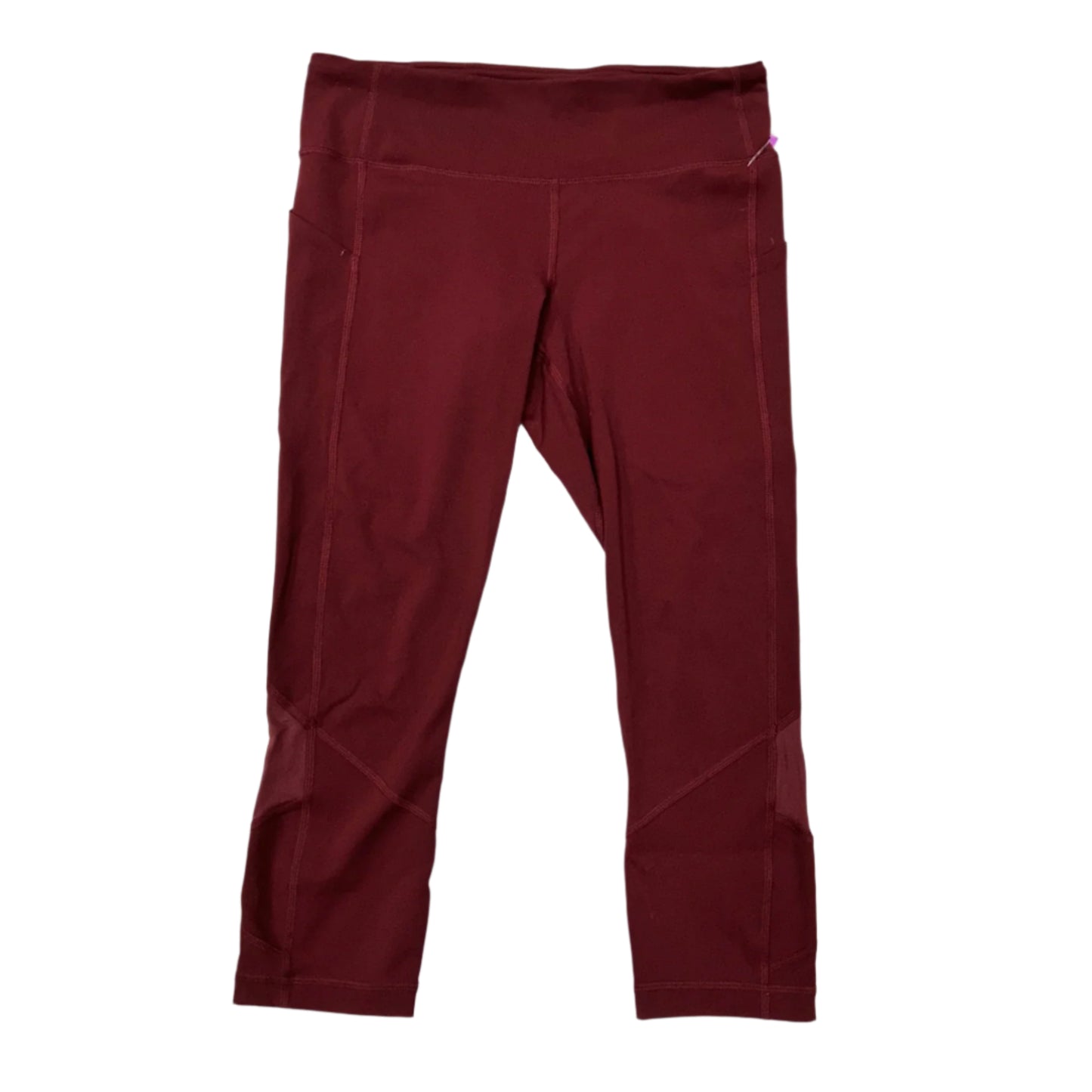 Athletic Leggings By Lululemon In Red, Size: 8