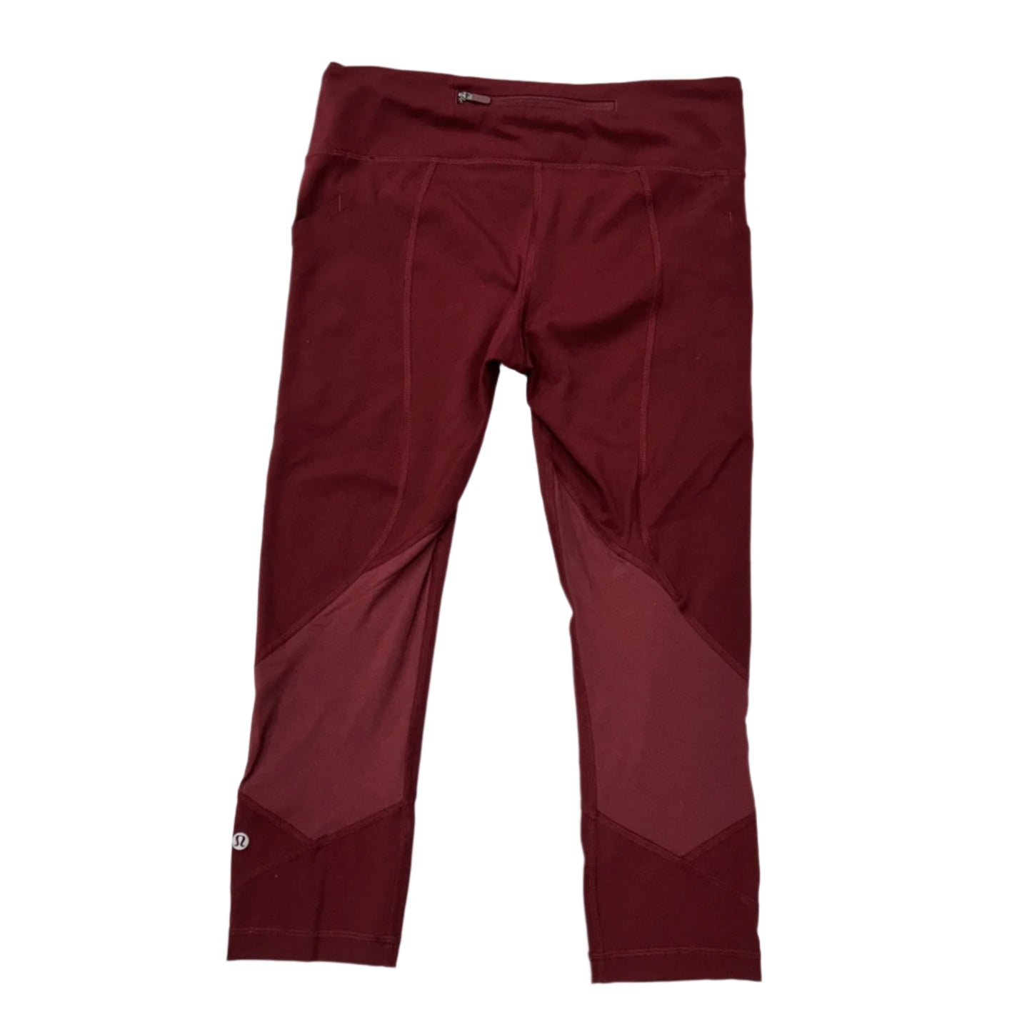 Athletic Leggings By Lululemon In Red, Size: 8