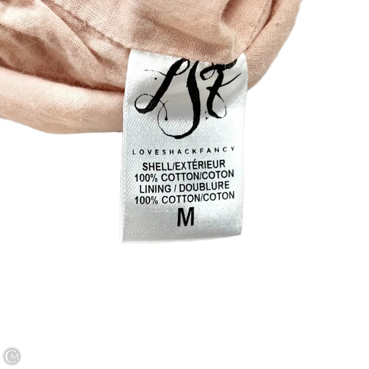 Skirt Set 2pc By Love Shack Fancy In Pink & Tan, Size: M