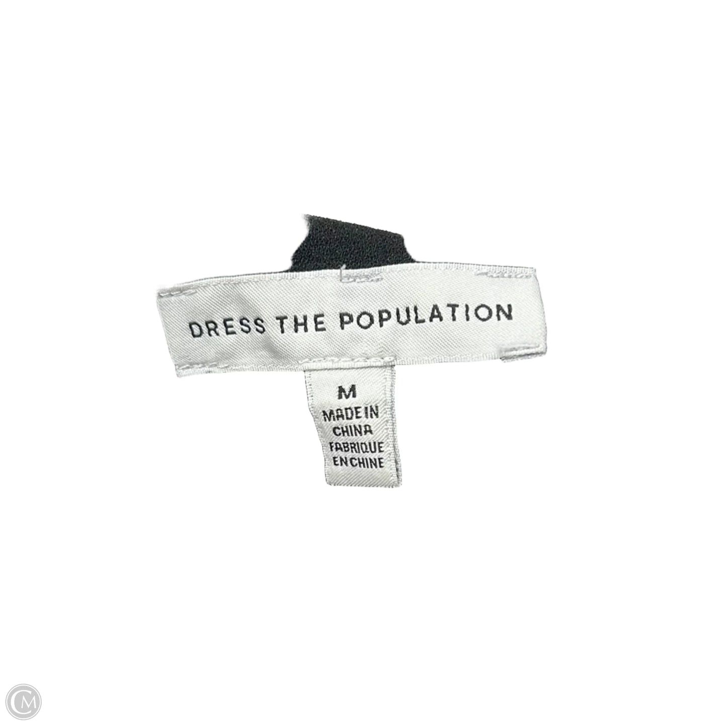Dress Party Midi By Dress The Population In Black, Size: M