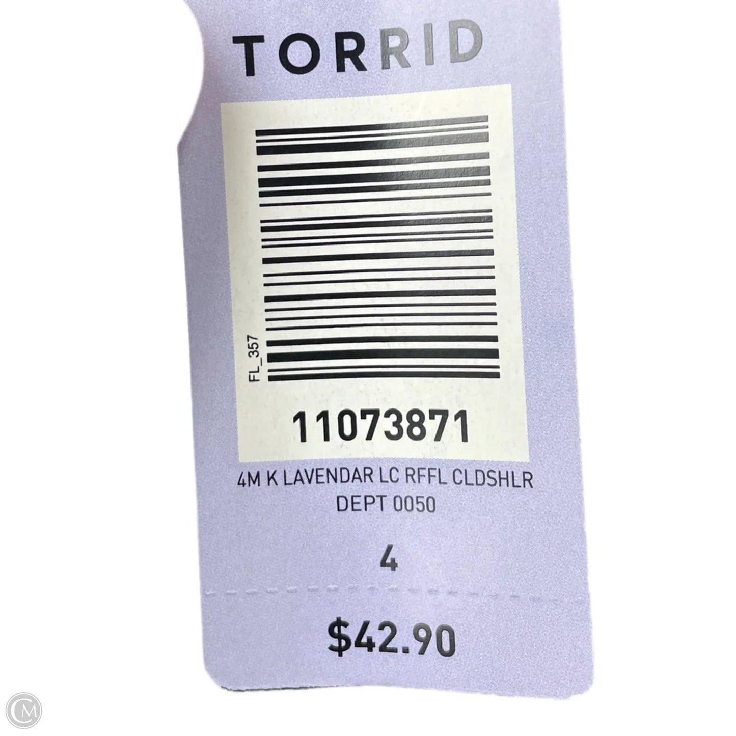 Top Sleeveless By Torrid In Purple, Size: 4x