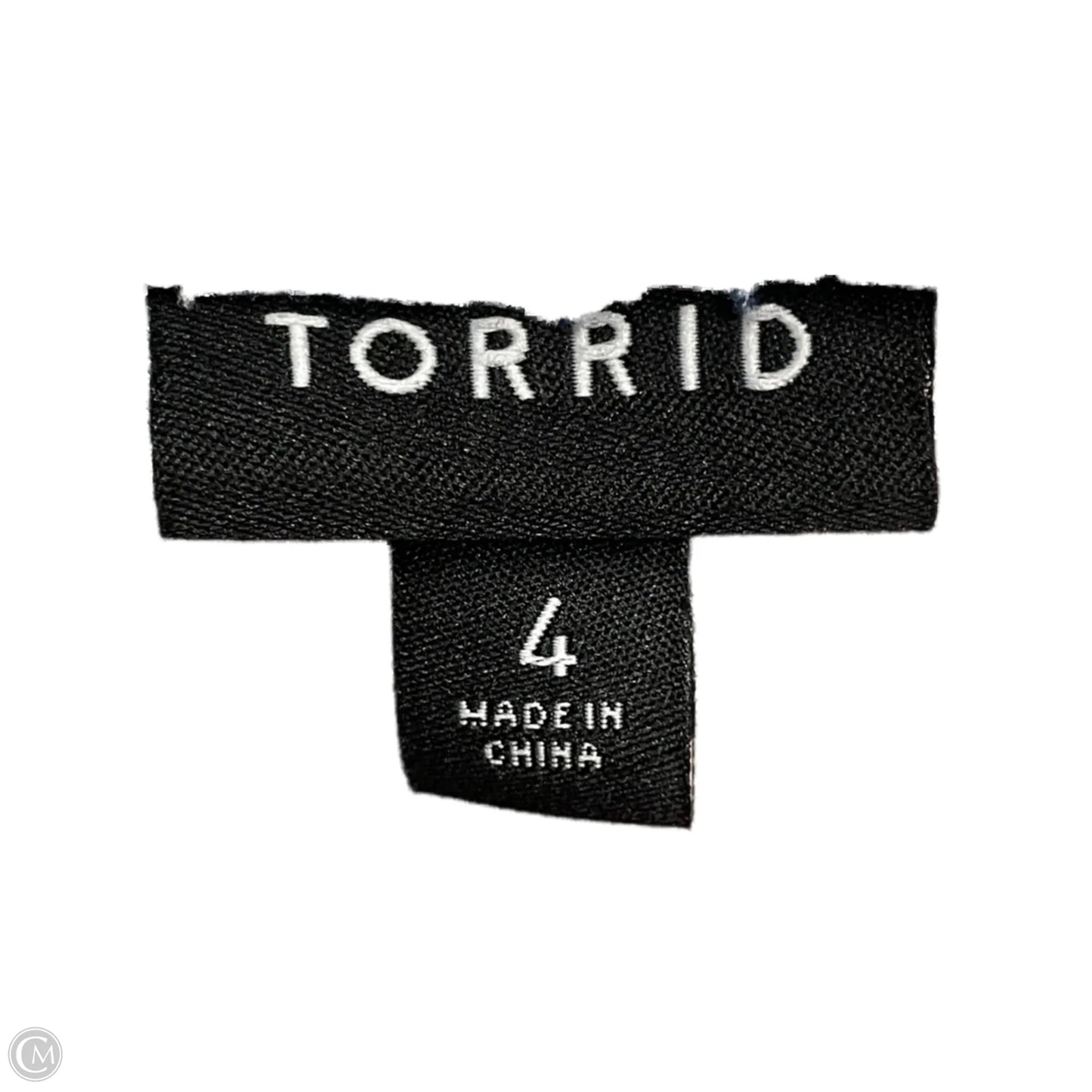 Dress Casual Short By Torrid In Blue & Pink, Size: 4x