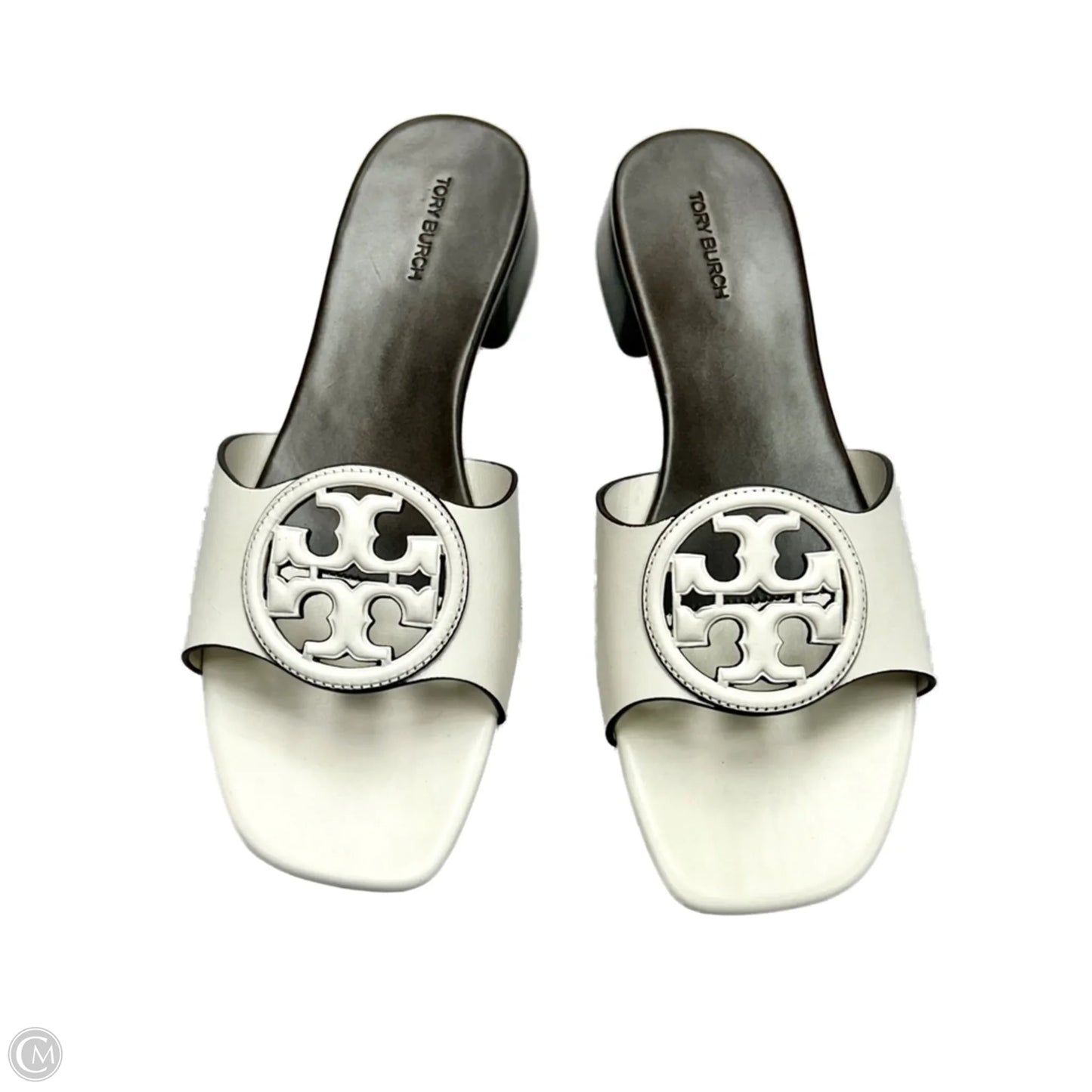 Shoes Designer By Tory Burch In Brown & White, Size: 7.5
