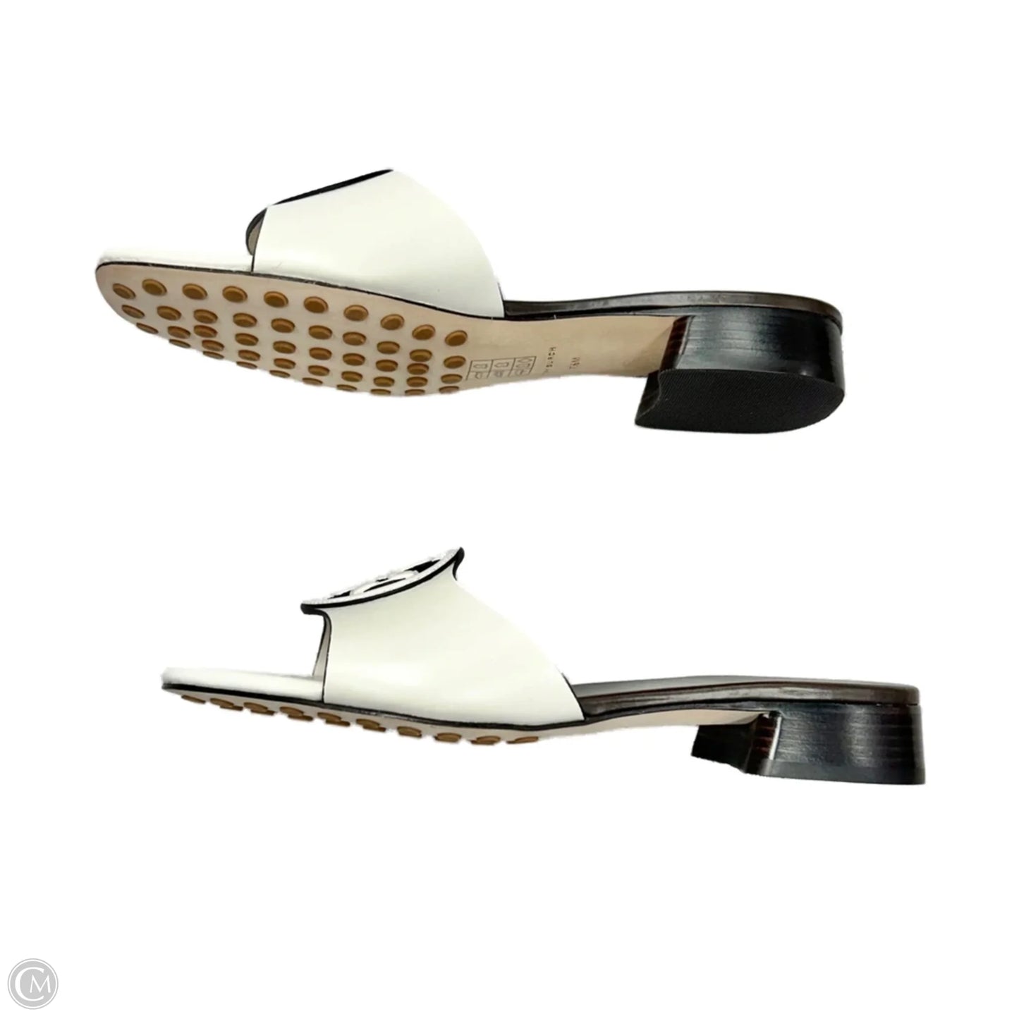 Shoes Designer By Tory Burch In Brown & White, Size: 7.5