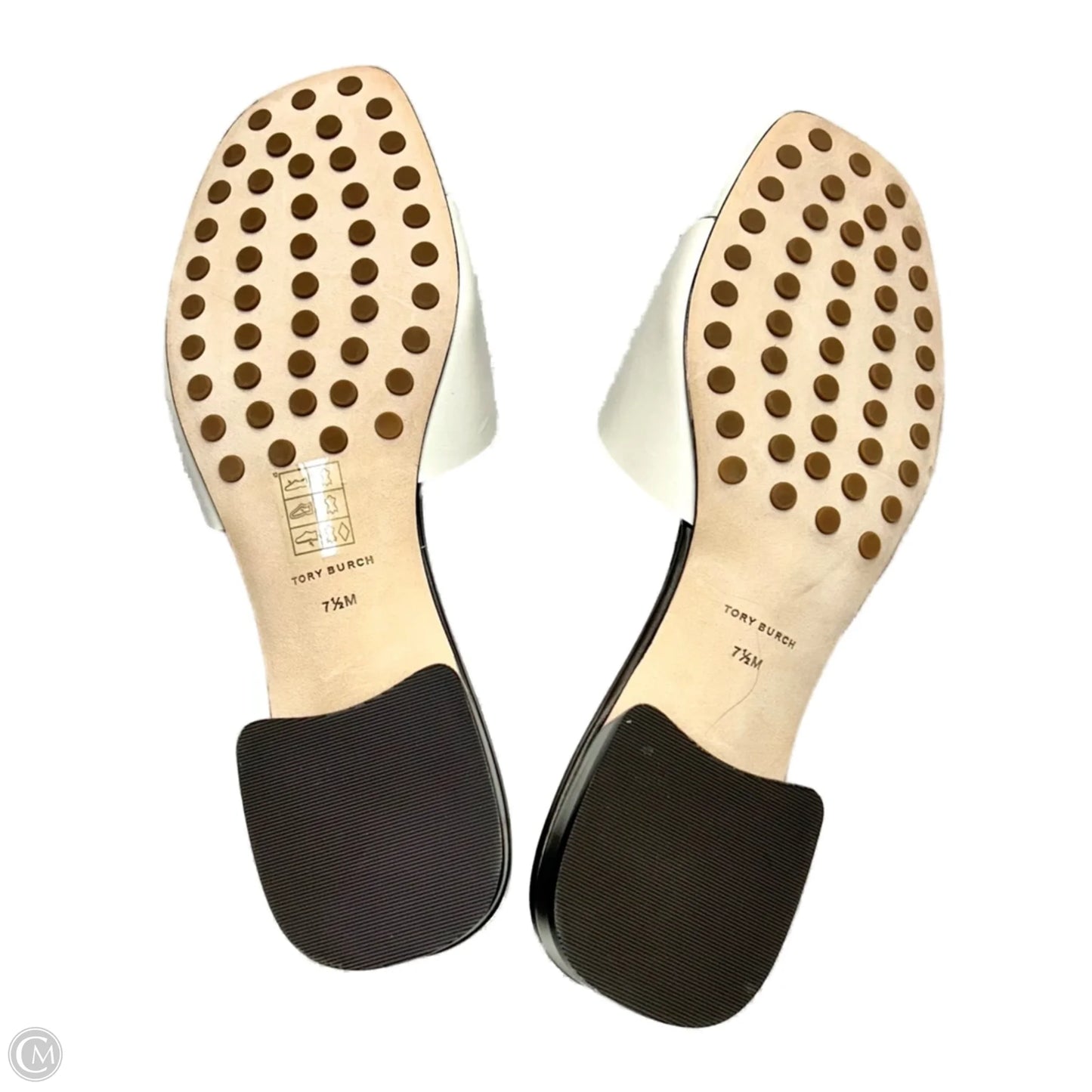 Shoes Designer By Tory Burch In Brown & White, Size: 7.5