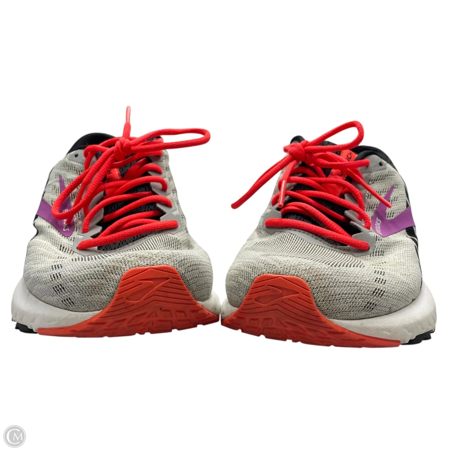 Shoes Athletic By Brooks In Grey & Purple, Size: 7