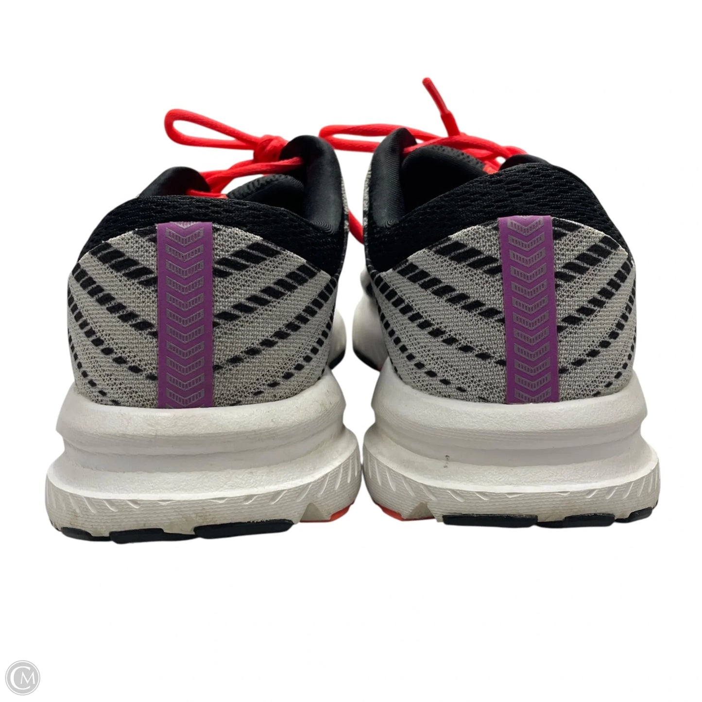 Shoes Athletic By Brooks In Grey & Purple, Size: 7