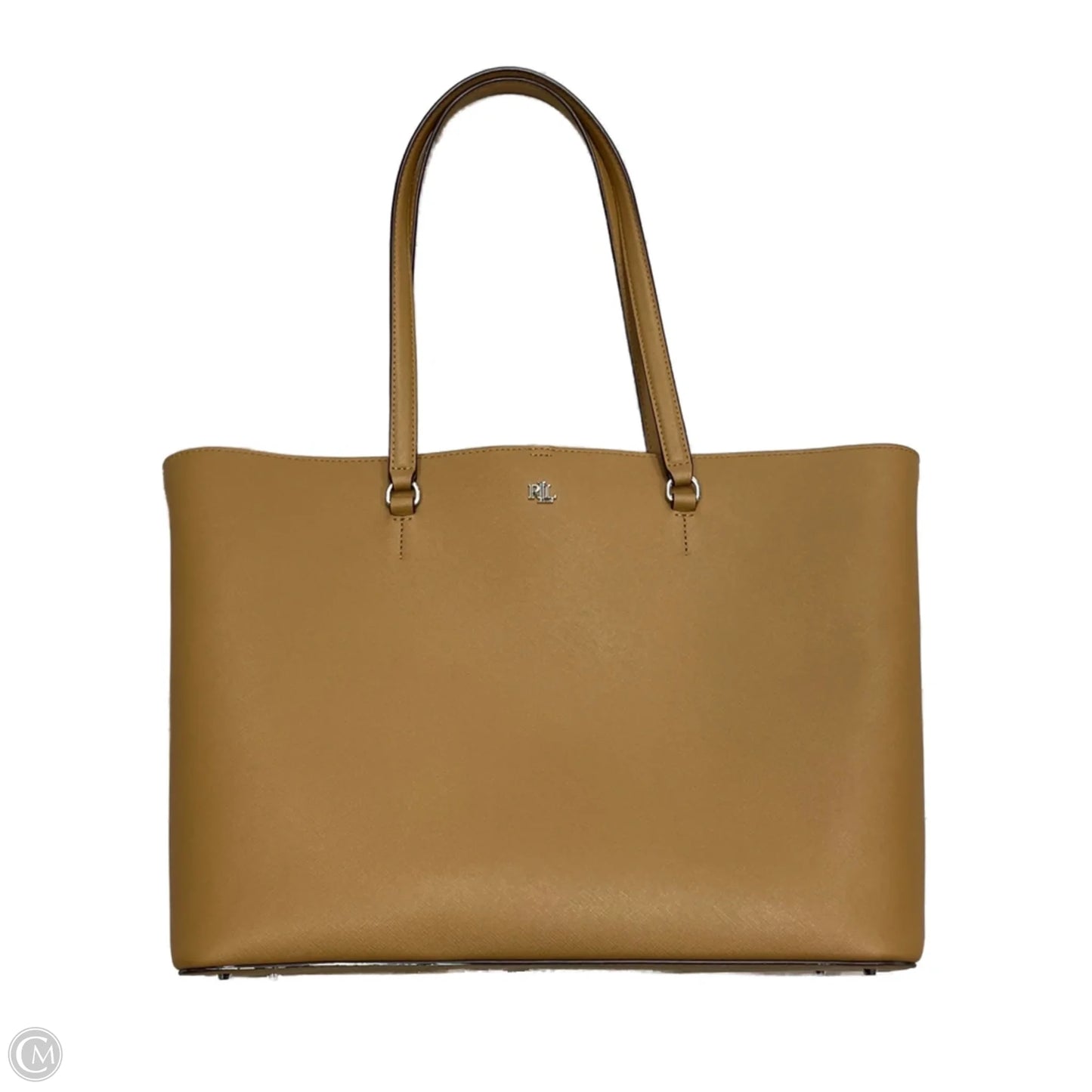 Handbag Leather By Lauren By Ralph Lauren, Size: Large