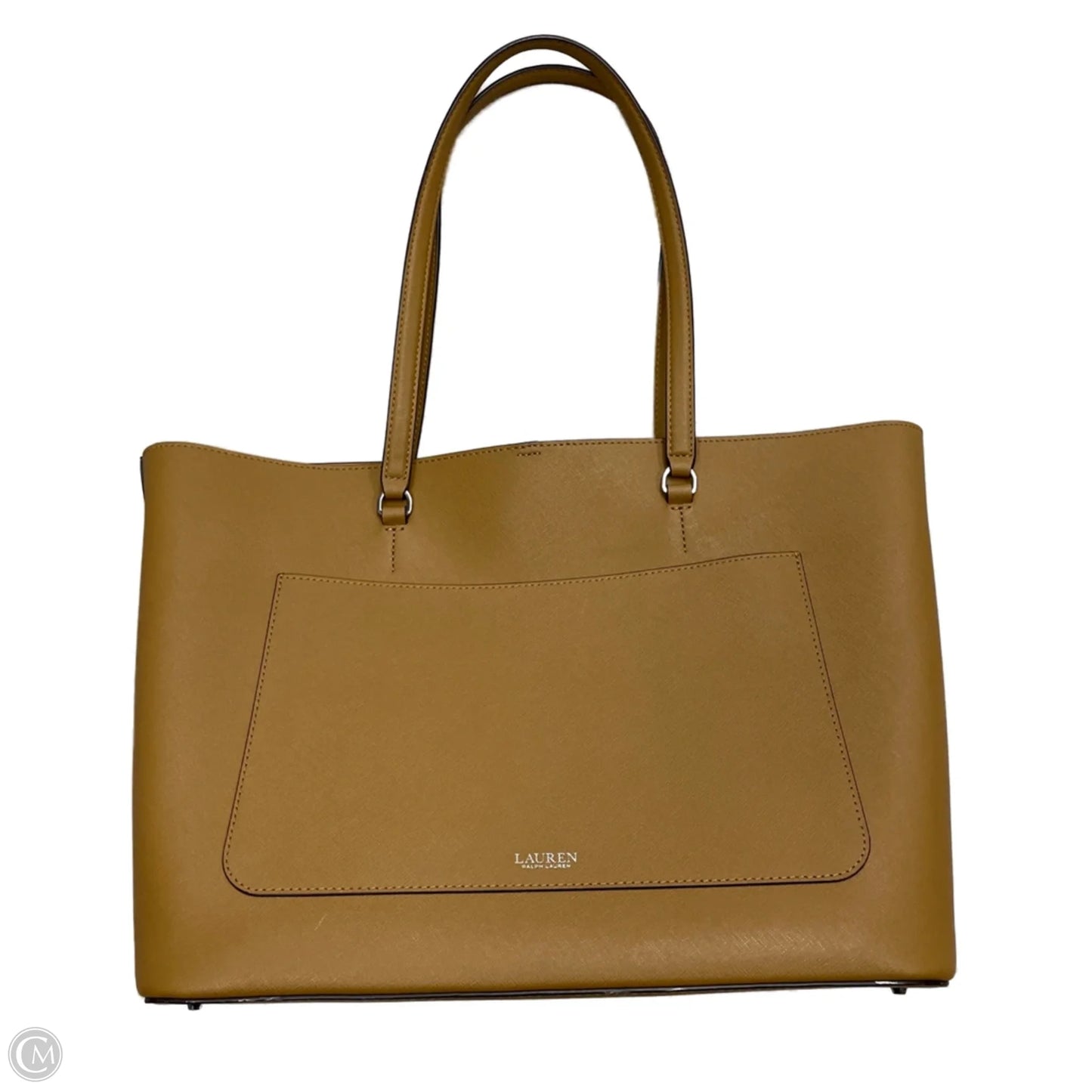 Handbag Leather By Lauren By Ralph Lauren, Size: Large