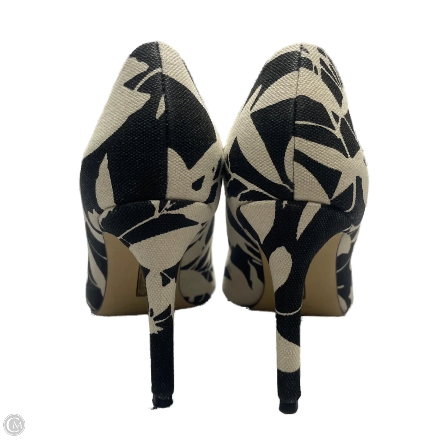 Shoes Heels Stiletto By Louise Et Cie In Black & White, Size: 6.5