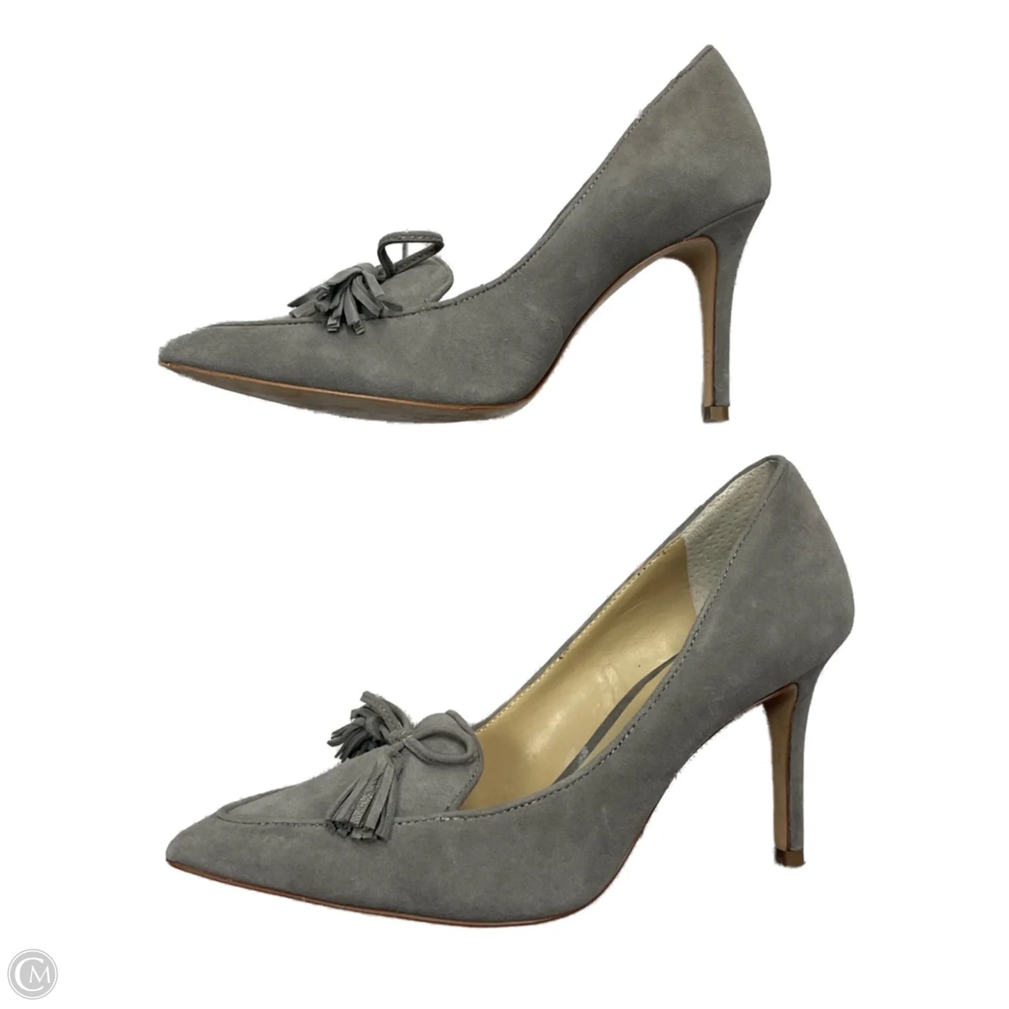 Shoes Heels Stiletto By Ann Taylor In Grey, Size: 6.5