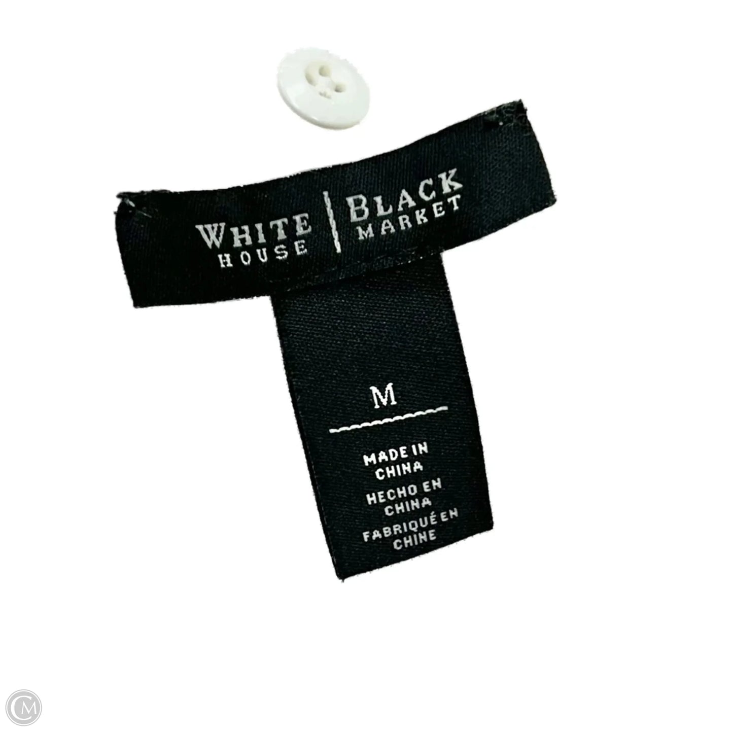 Sweater Poncho By White House Black Market In Silver & White, Size: M