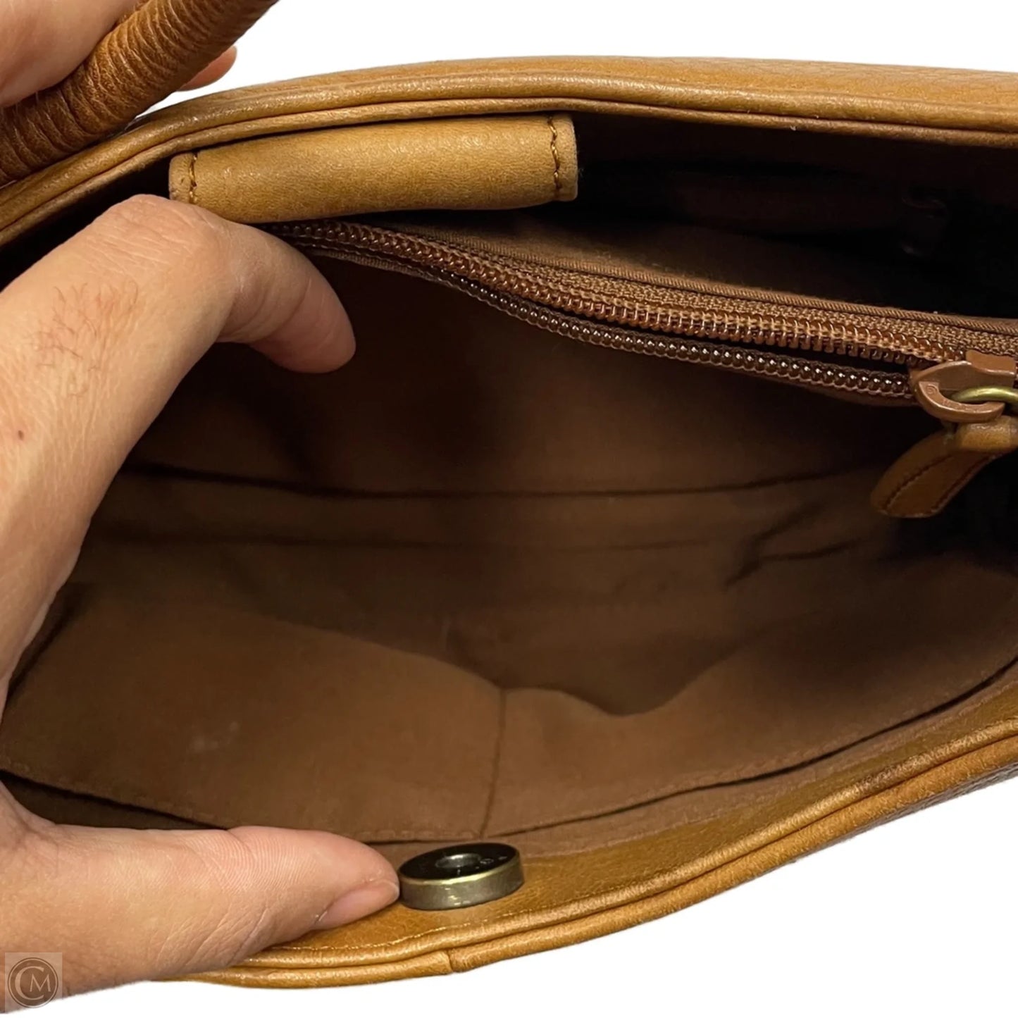 Handbag Leather By Naturalizer, Size: Medium