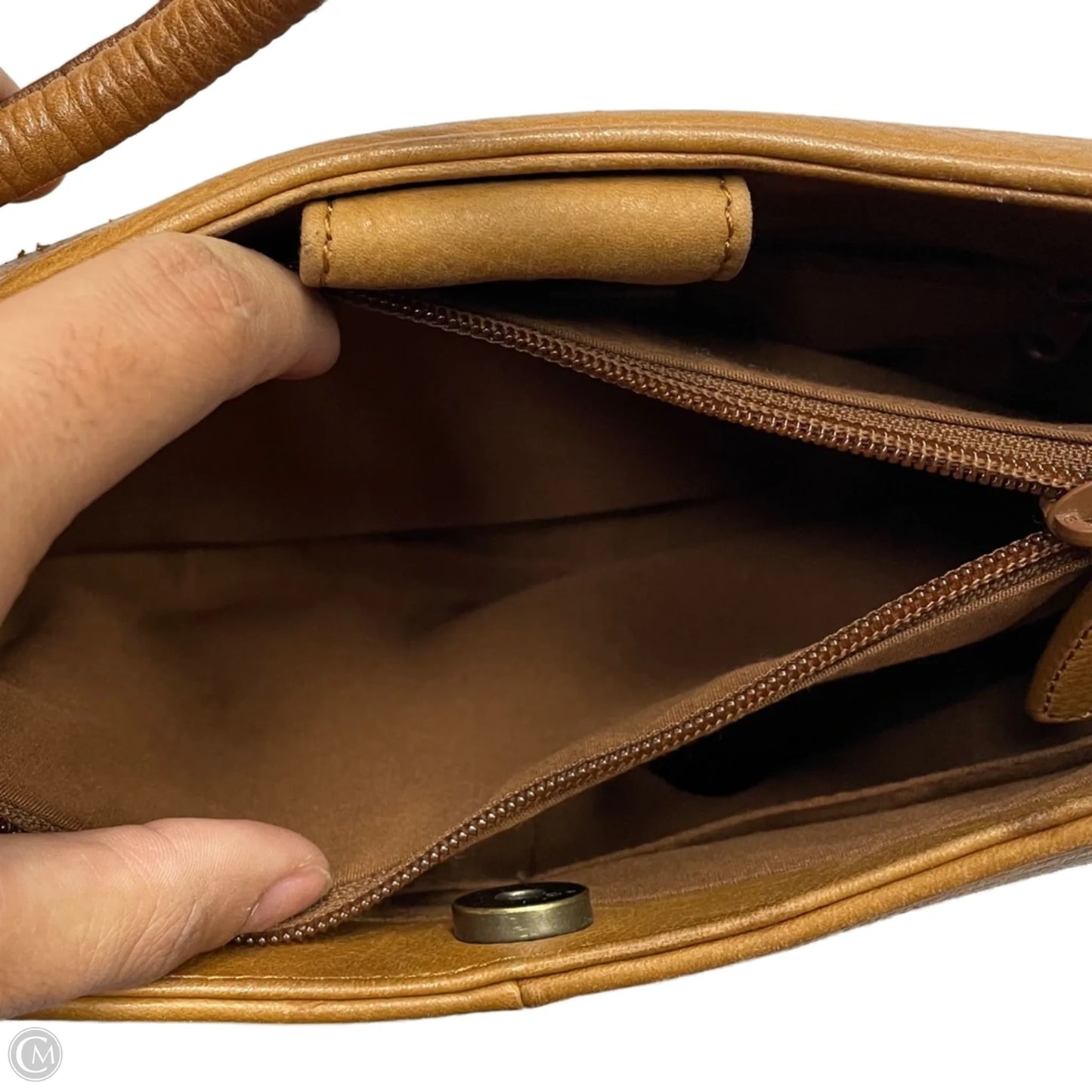 Handbag Leather By Naturalizer, Size: Medium