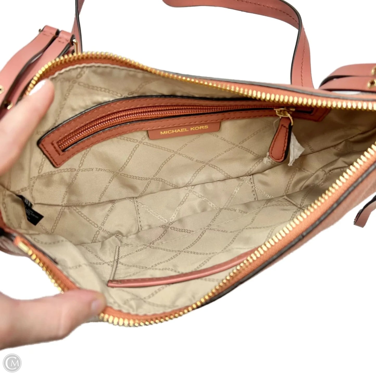 Crossbody Designer By Michael Kors, Size: Medium