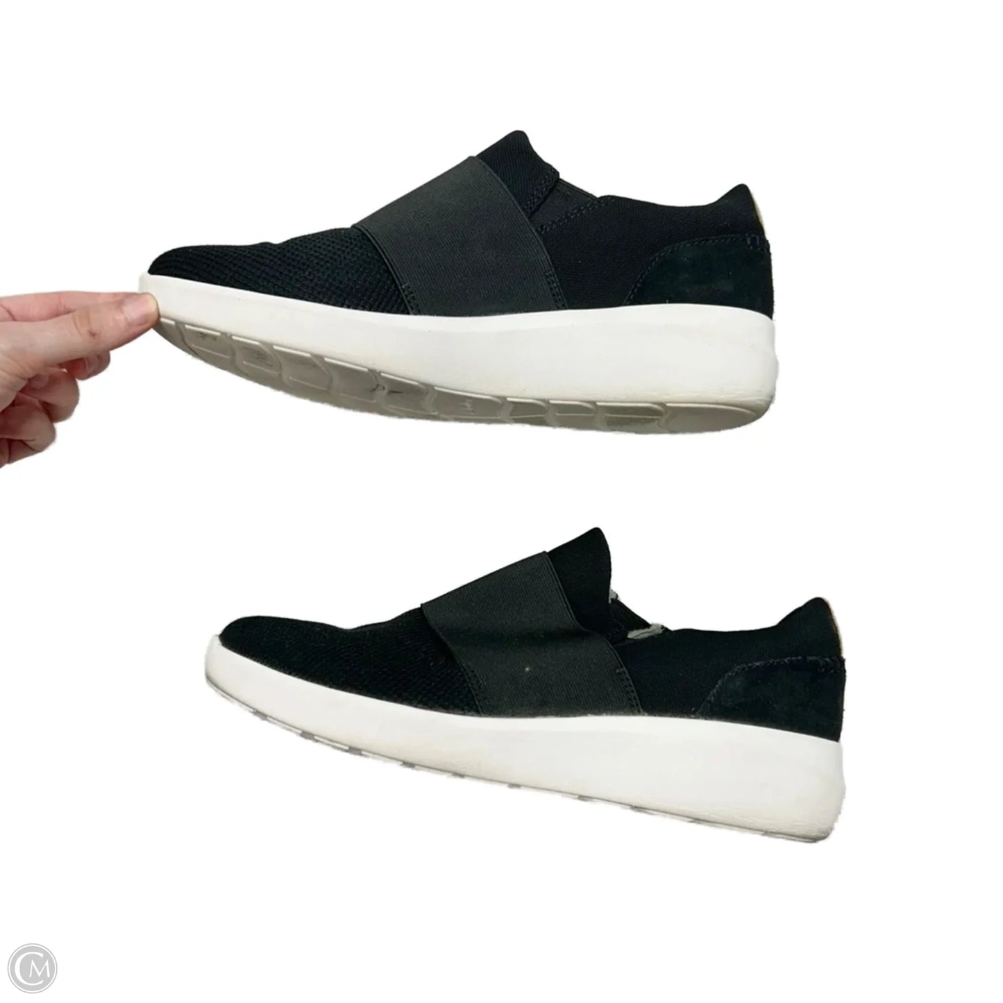 Shoes Athletic By Clarks In Black, Size: 8