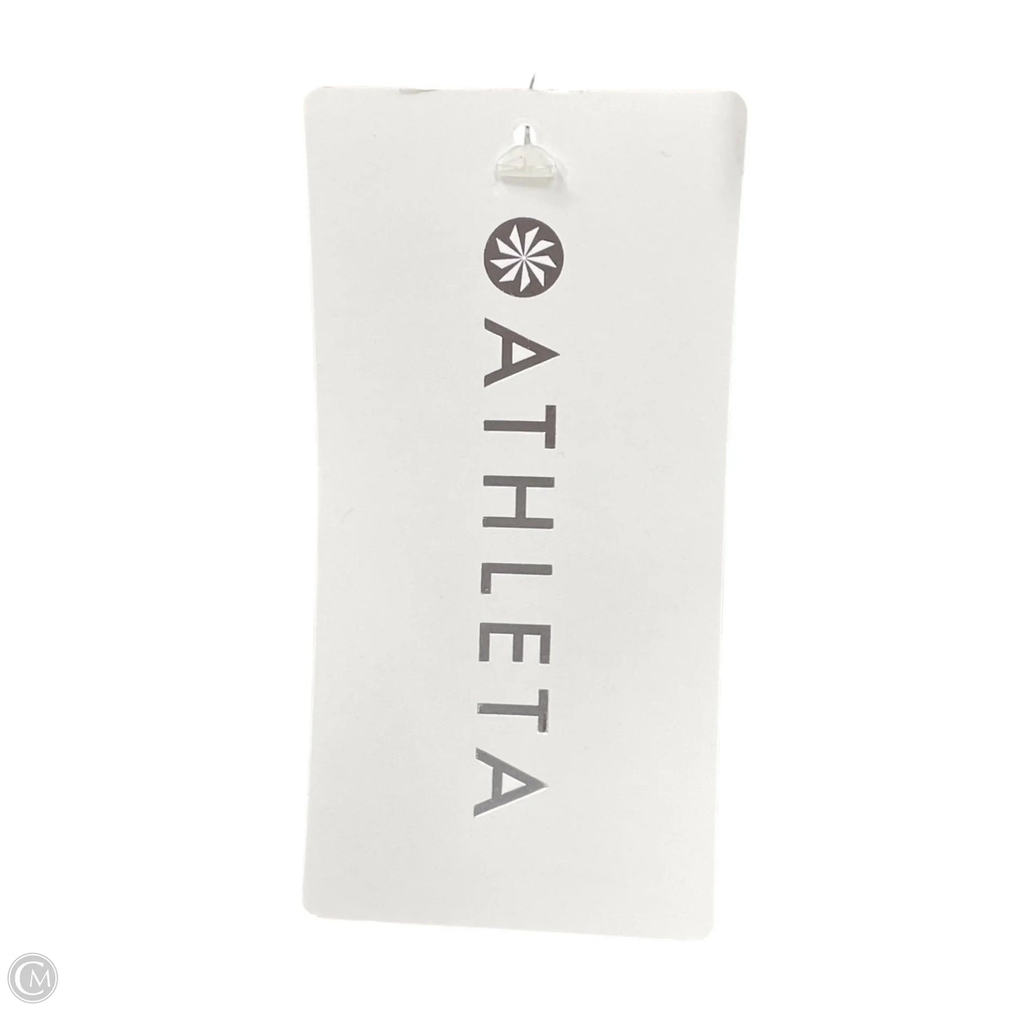 Athletic Top Short Sleeve By Athleta In Green, Size: L