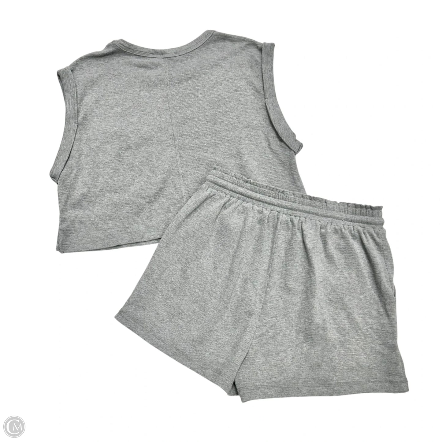 Top 2pc Sleeveless By New In, In Grey, Size: L