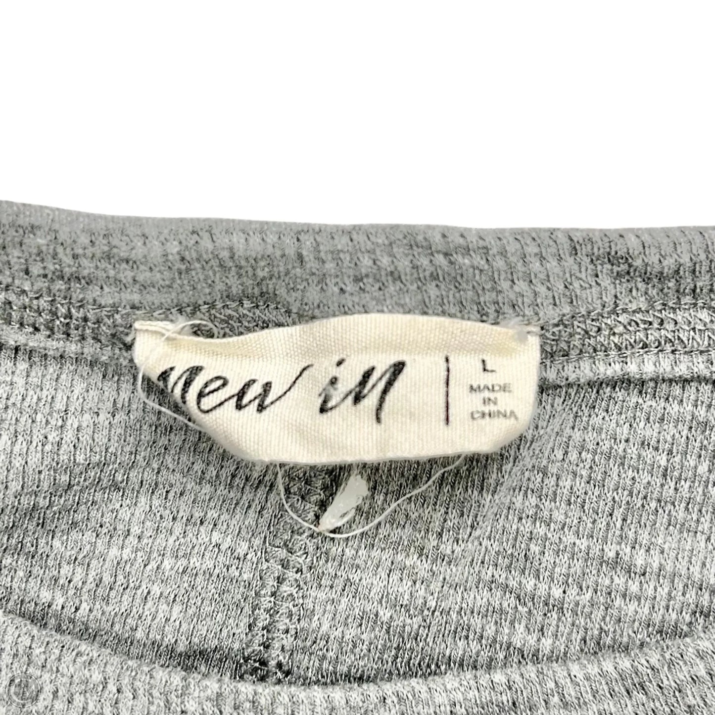 Top 2pc Sleeveless By New In, In Grey, Size: L