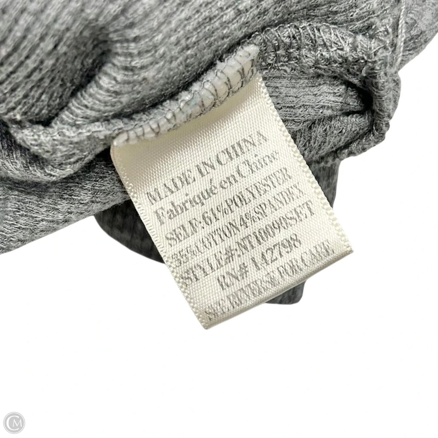 Top 2pc Sleeveless By New In, In Grey, Size: L