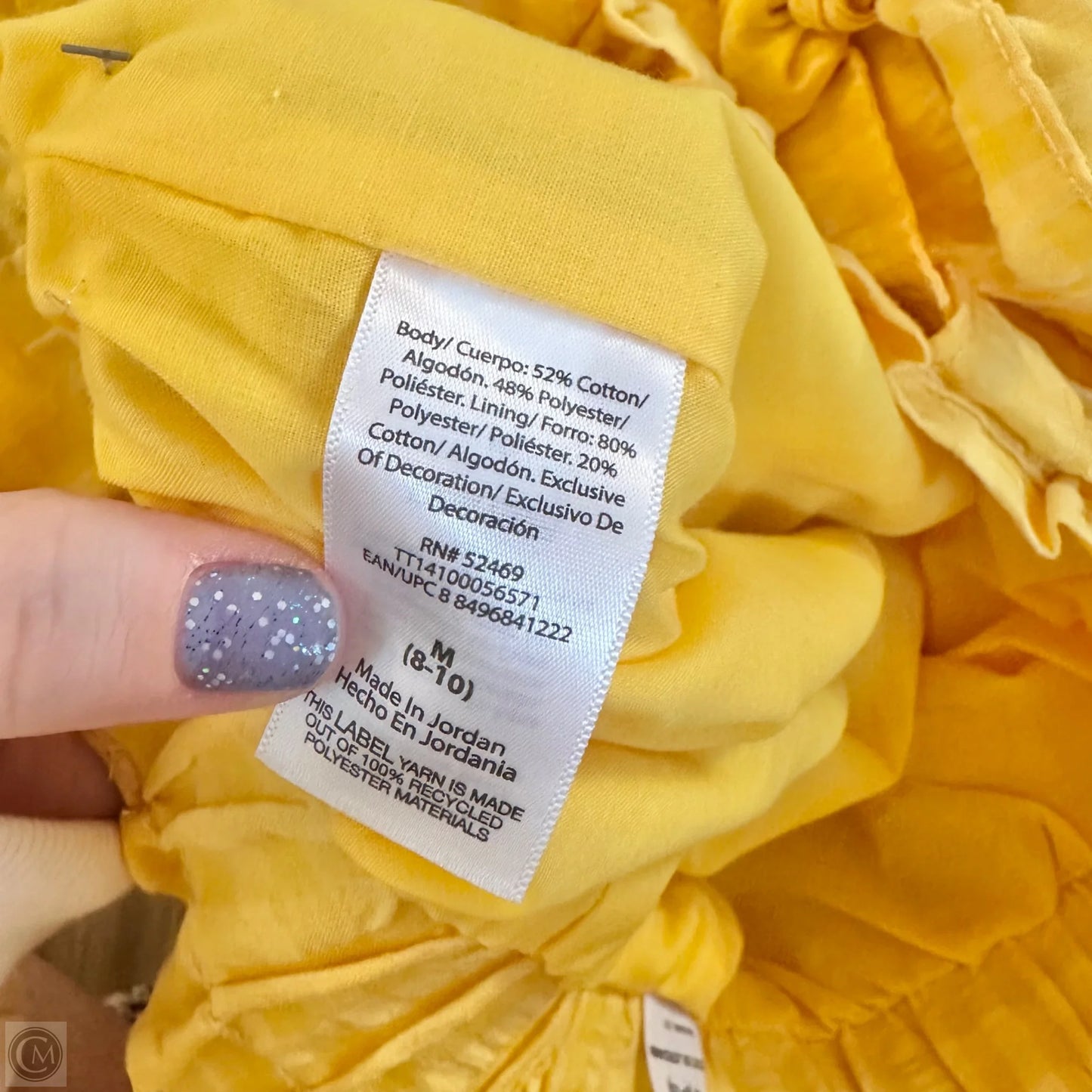 Shorts By Time And Tru In Yellow, Size: M