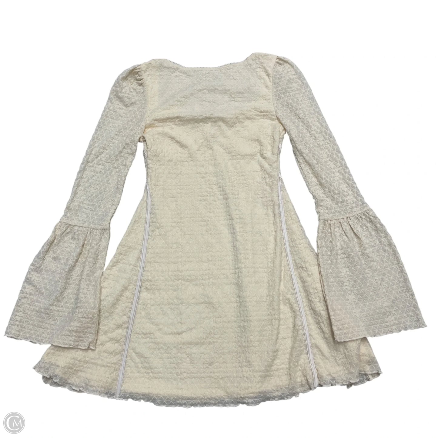 Dress Party Short By Forever 21 In Ivory, Size: M