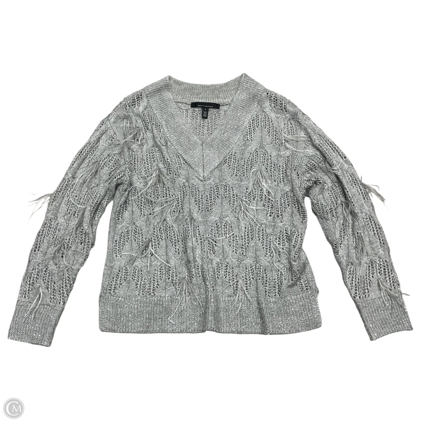 Sweater By White House Black Market In Silver, Size: S