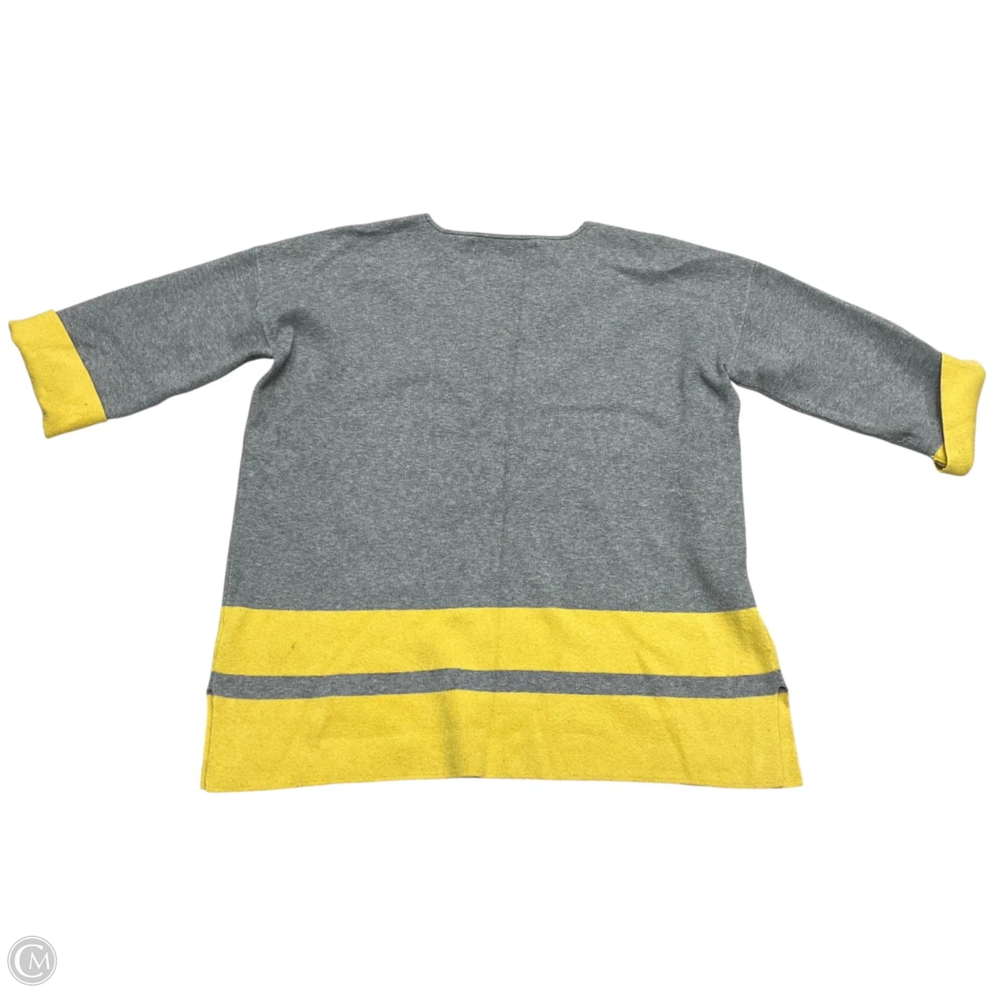 Sweatshirt Collar By Max Studio In Tan & Yellow, Size: 1x