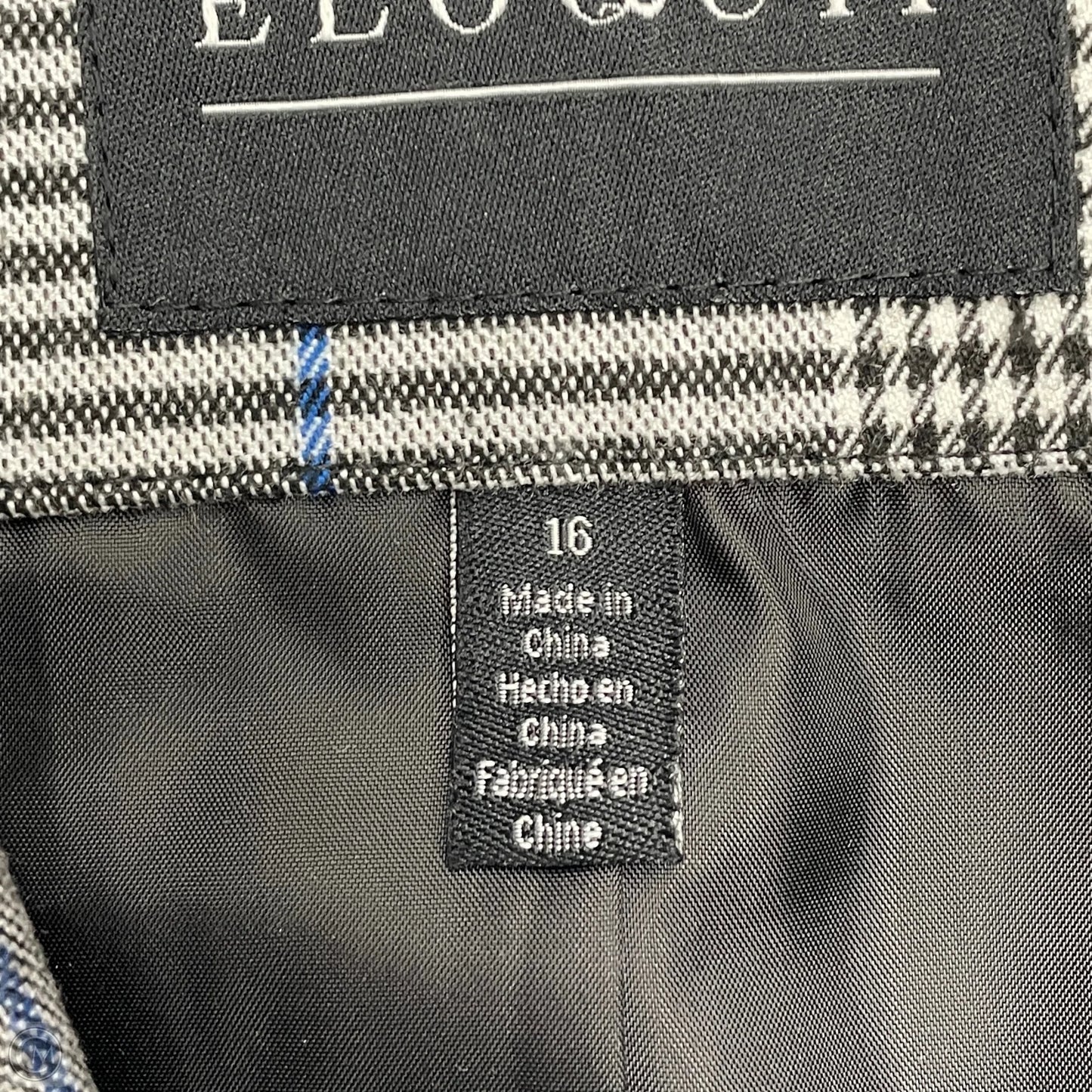 Blazer By Eloquii In Black & Blue, Size: 1x