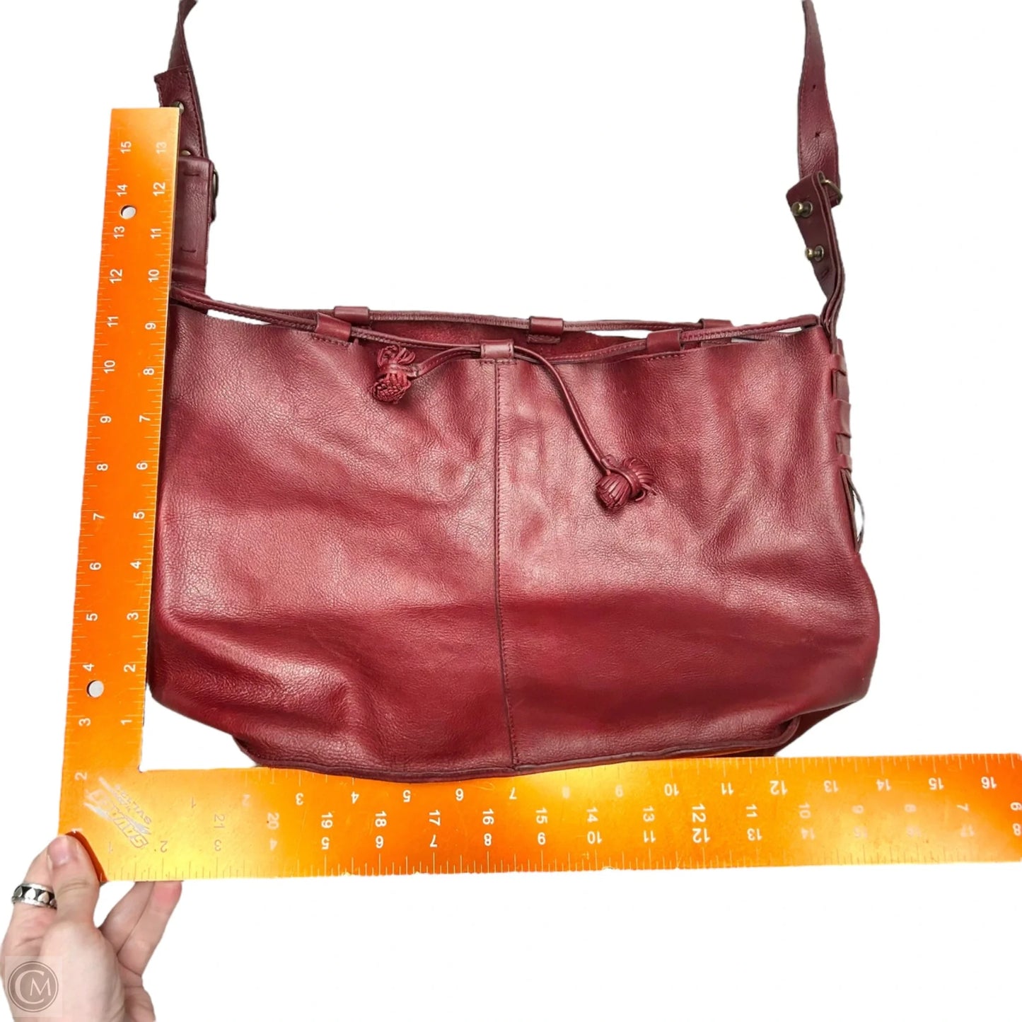 Crossbody Leather By Jo, Size: Large