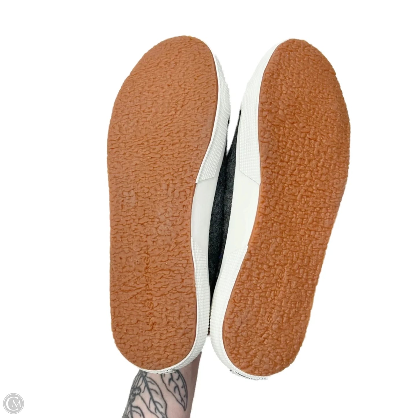 Shoes Sneakers By Superga In Grey, Size: 10.5