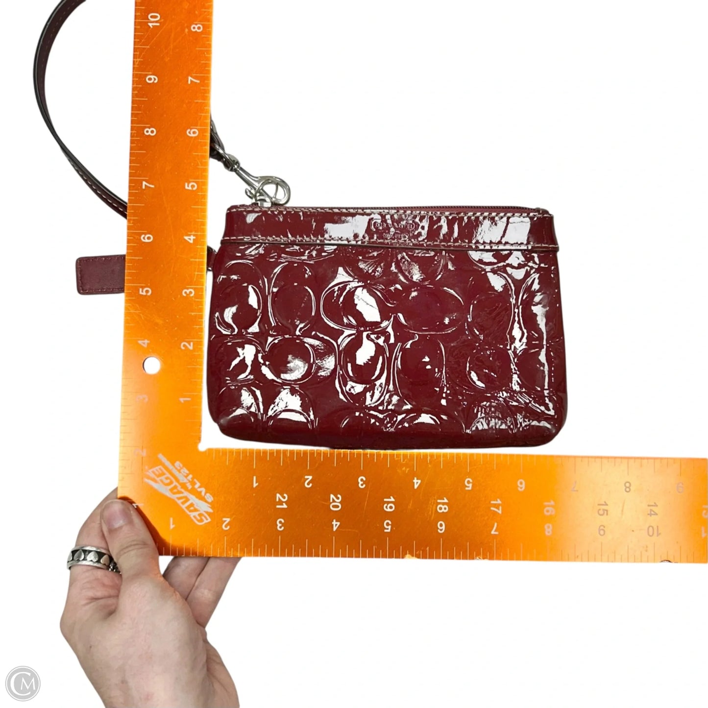 Wristlet Designer By Coach, Size: Medium