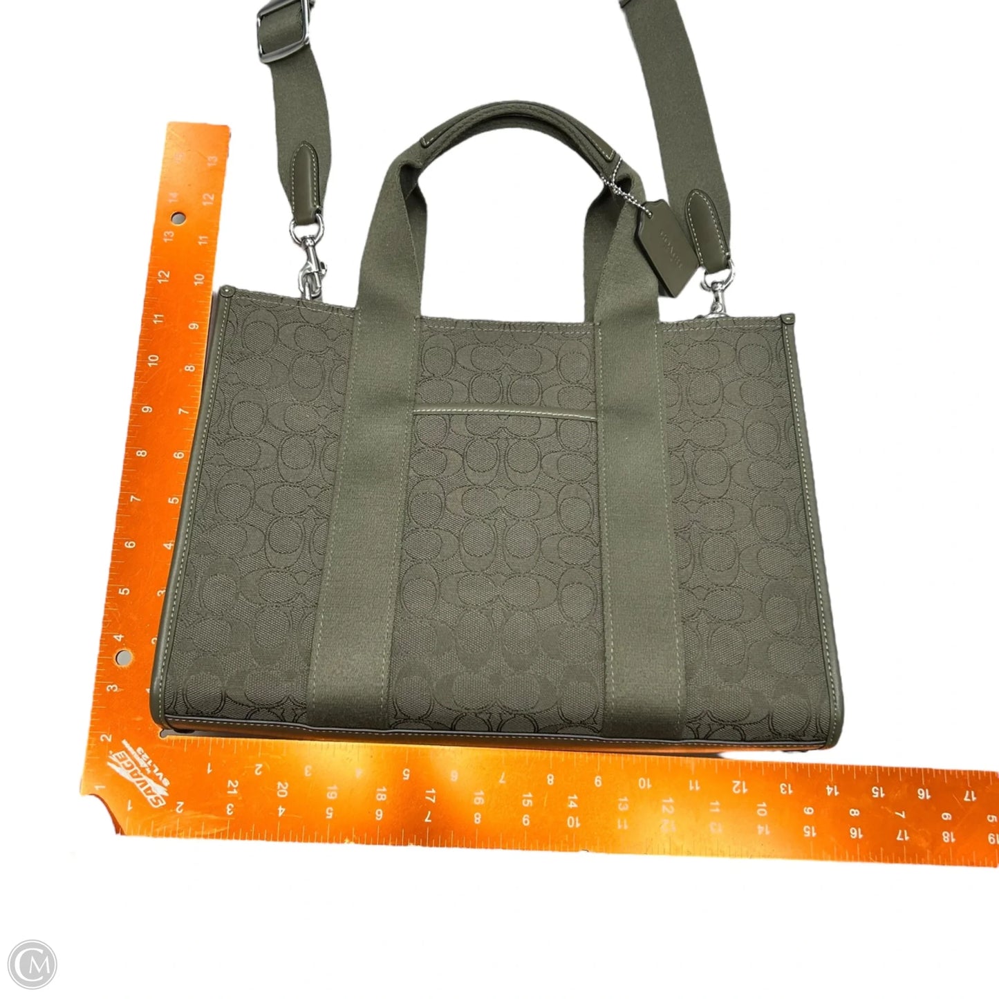 Tote Designer By Coach, Size: Medium