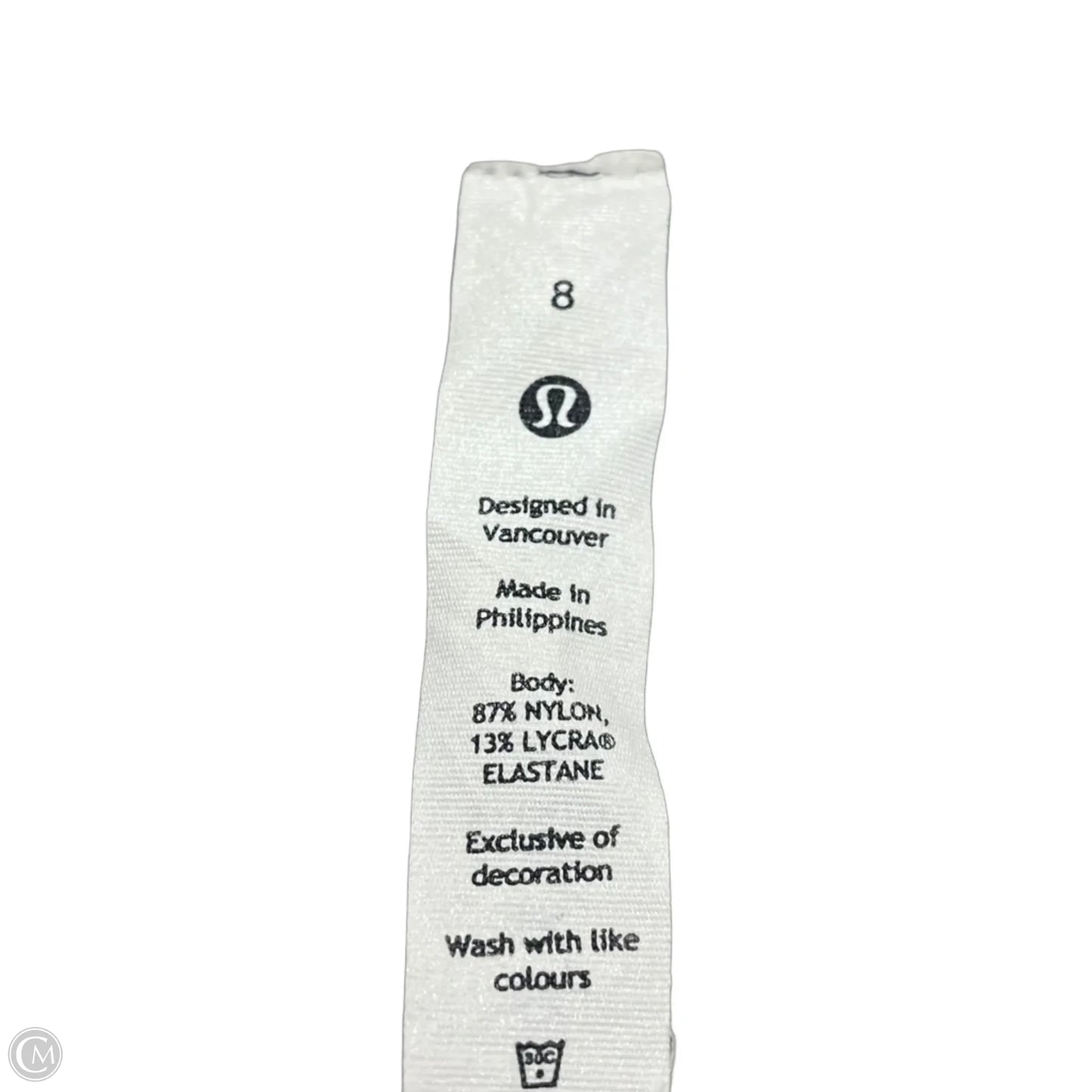 Athletic Top Long Sleeve Collar By Lululemon In Grey, Size: M