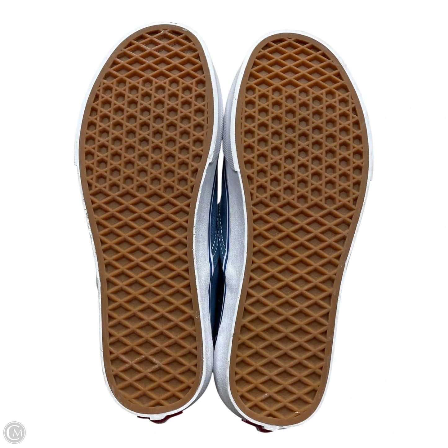 Shoes Sneakers By Vans In Blue, Size: 9.5