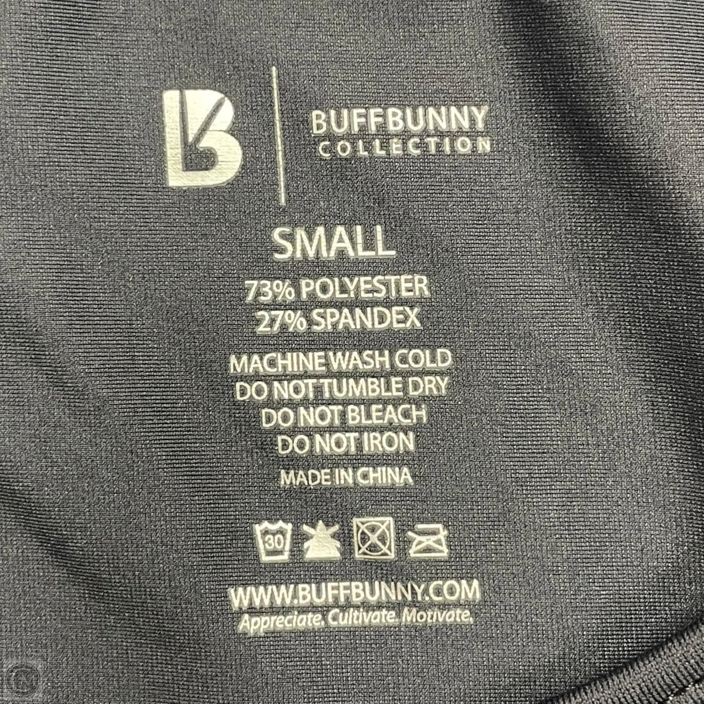 Athletic Tank Top By BuffBunny In Black & Gold, Size: S