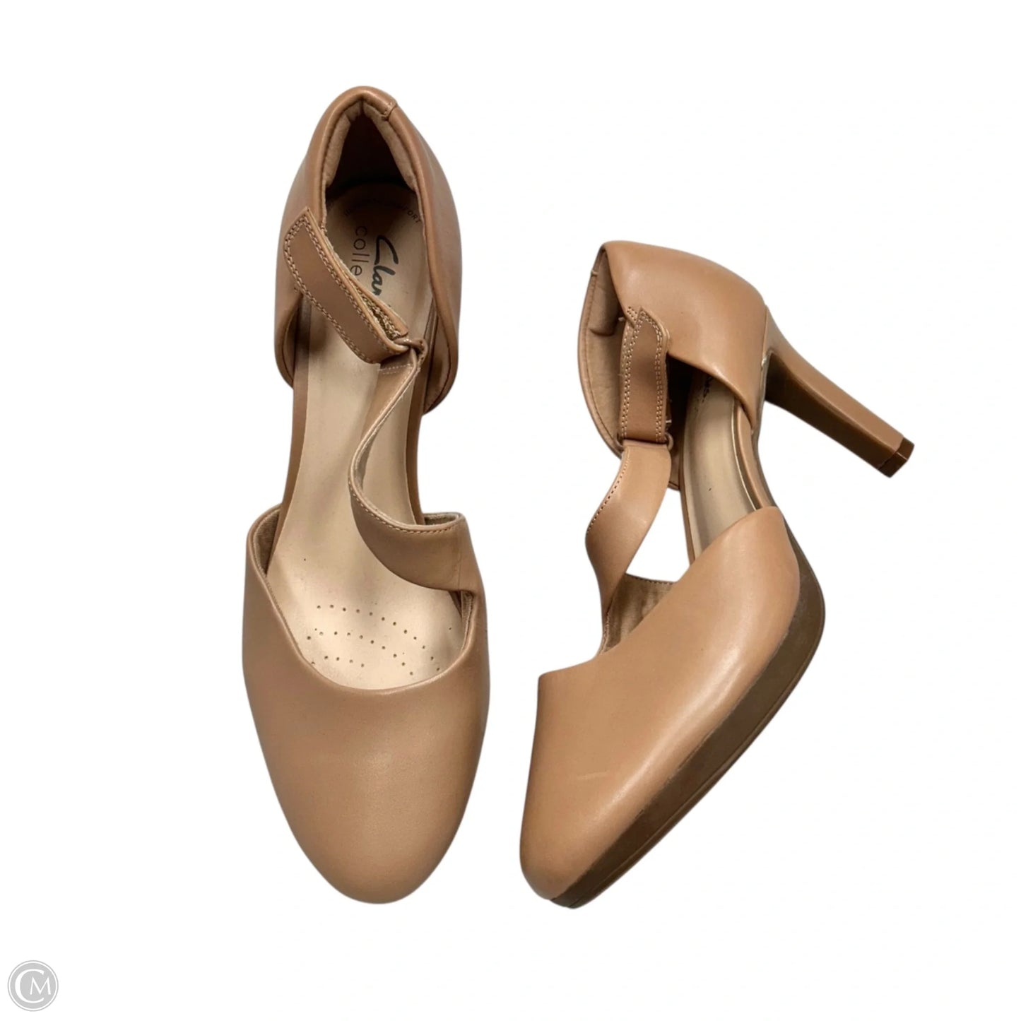 Shoes Heels Stiletto By Clarks In Tan, Size: 9.5