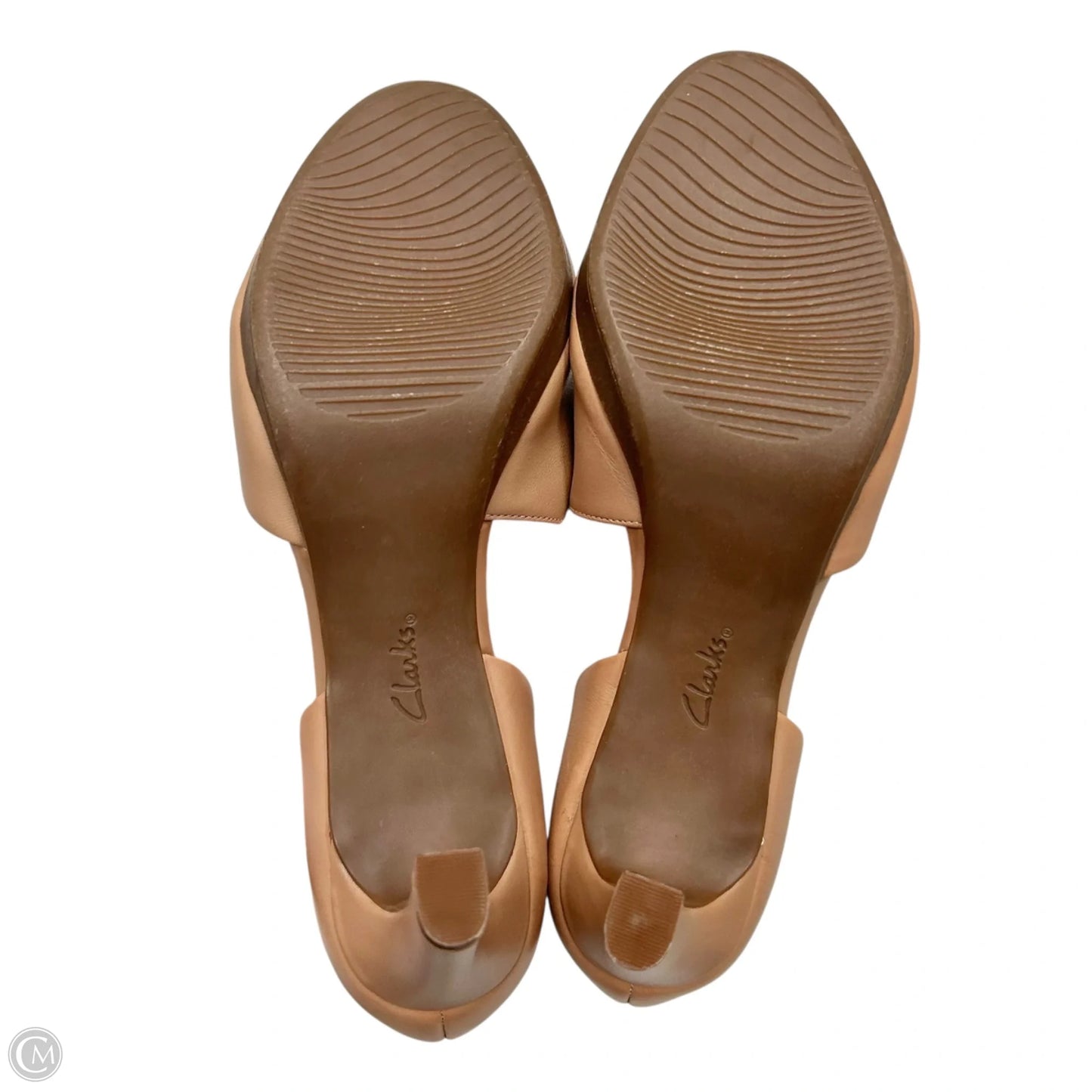 Shoes Heels Stiletto By Clarks In Tan, Size: 9.5