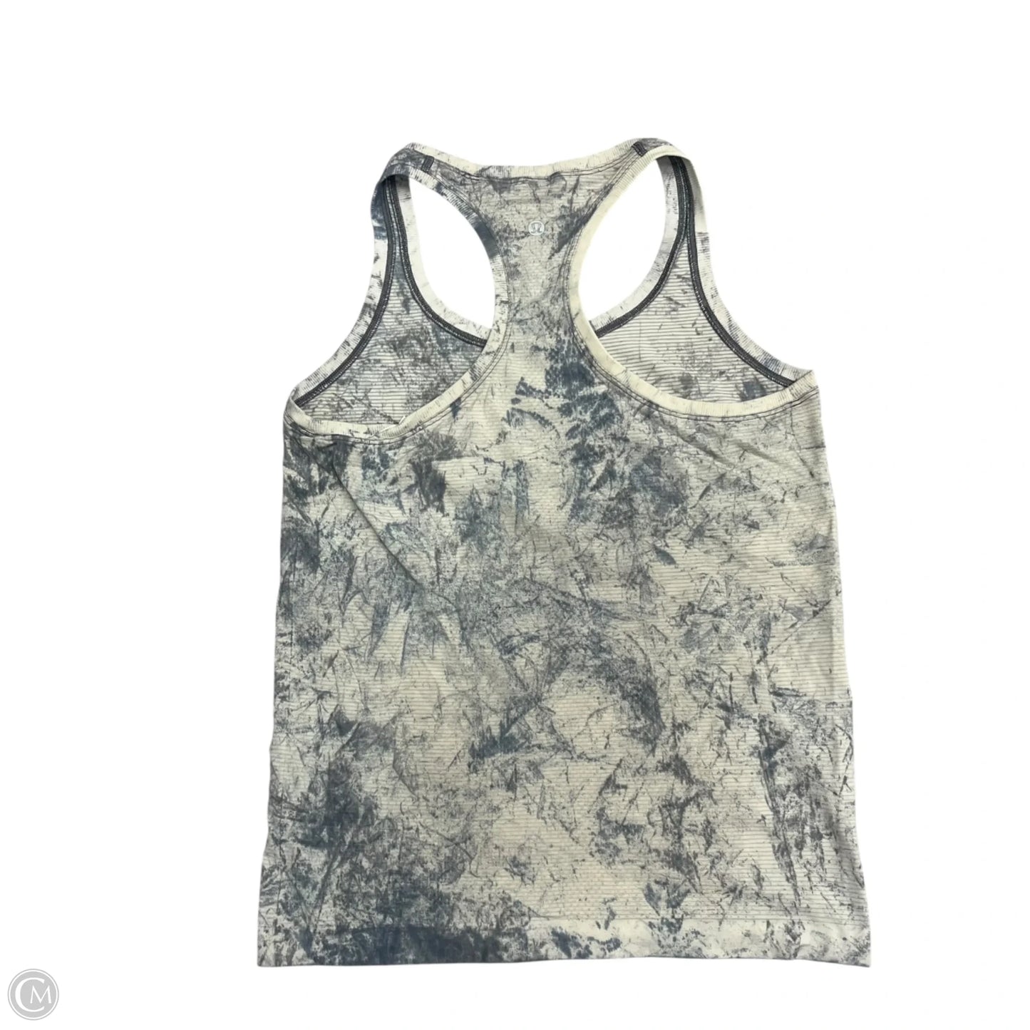 Athletic Tank Top By Lululemon In Blue & Grey, Size: M