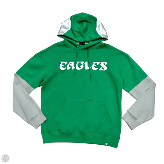 Sweatshirt Hoodie By Fanatics In Green, Size: S