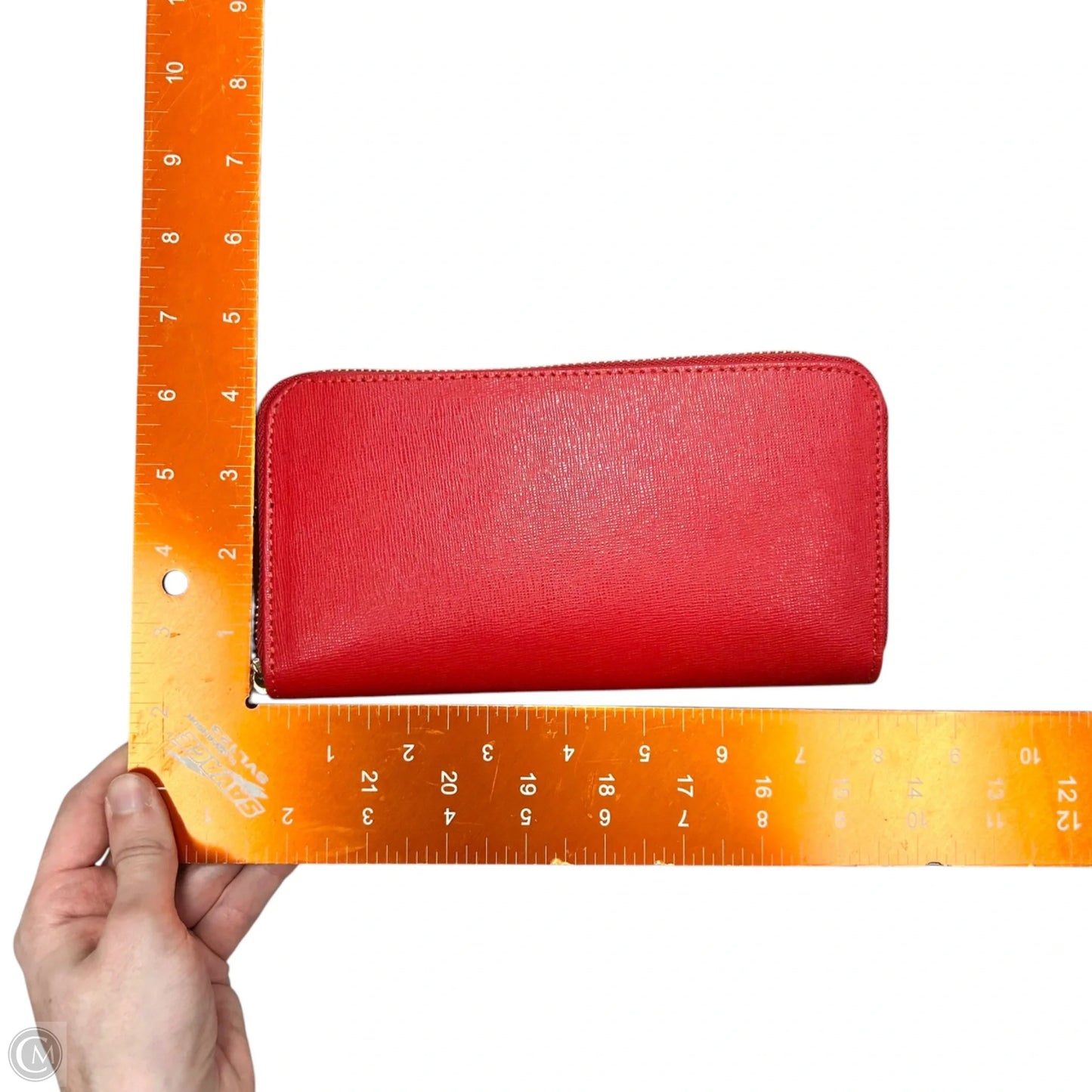 Wallet Leather By Vera Pelle, Size: Large