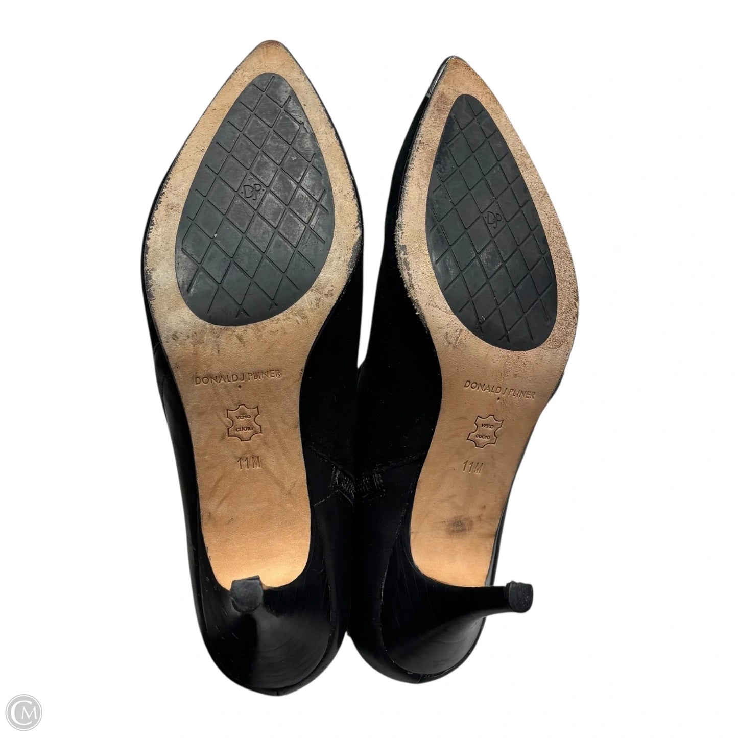 Boots Ankle Heels By Donald Pliner In Black, Size: 11