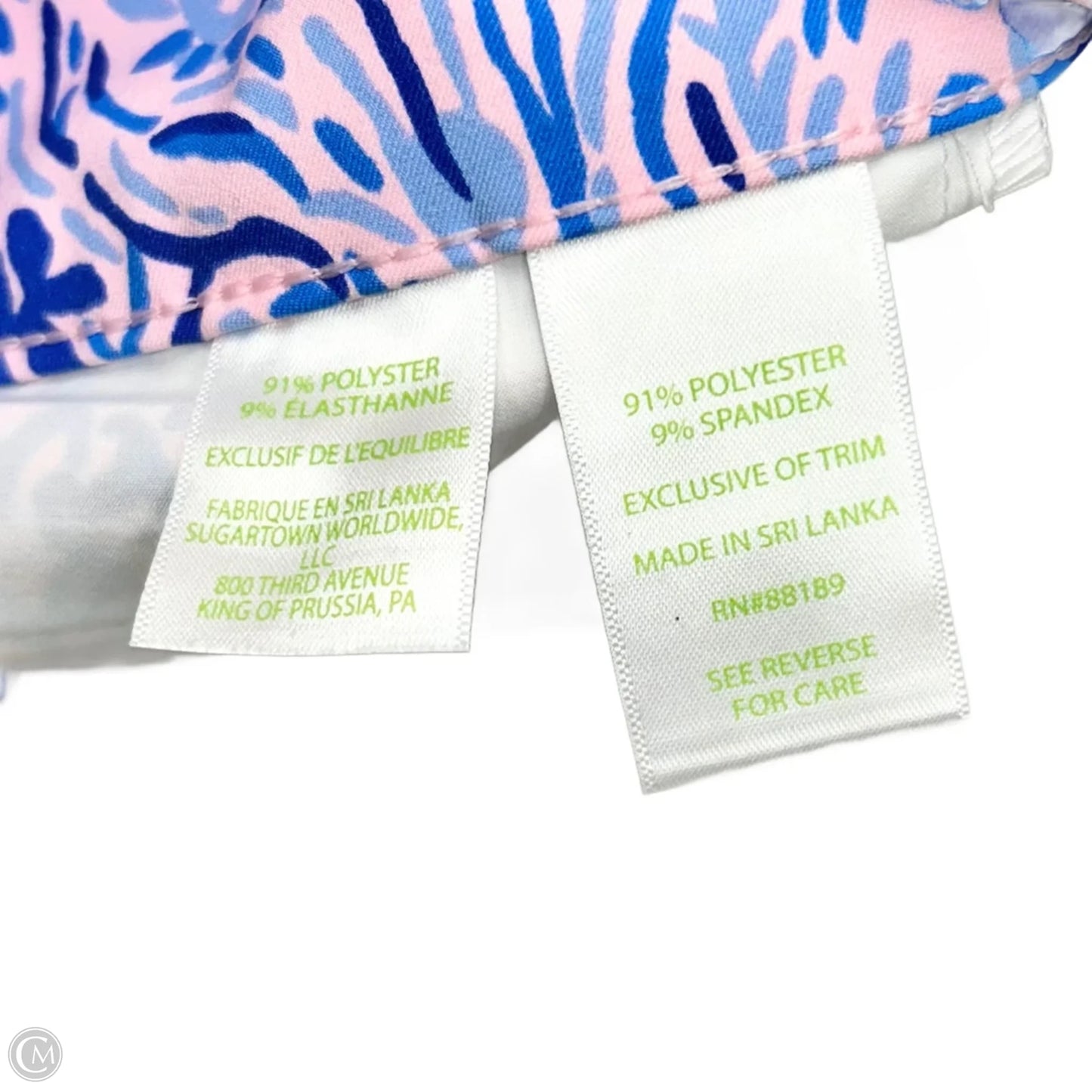 Pants Designer By Lilly Pulitzer In Blue & Pink, Size: 2