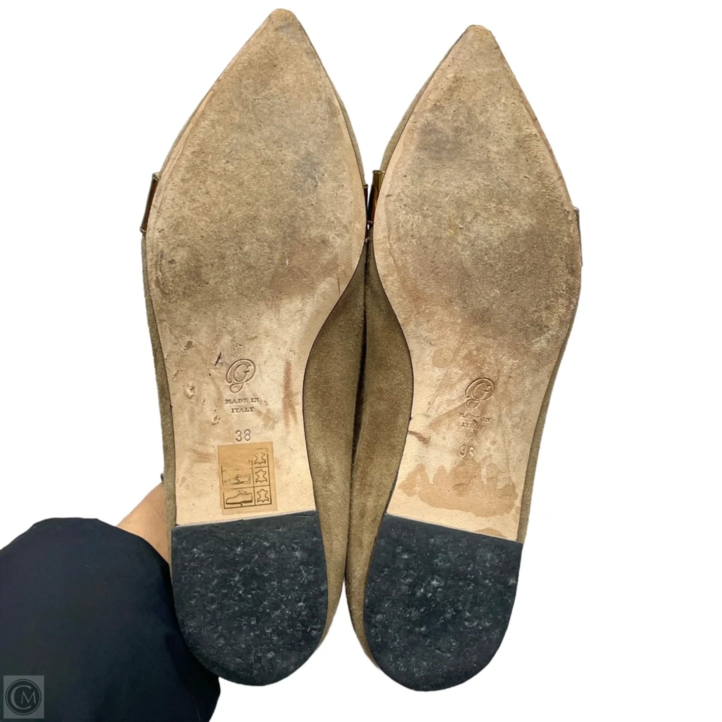 Shoes Flats By M Gemi In Beige, Size: 7.5