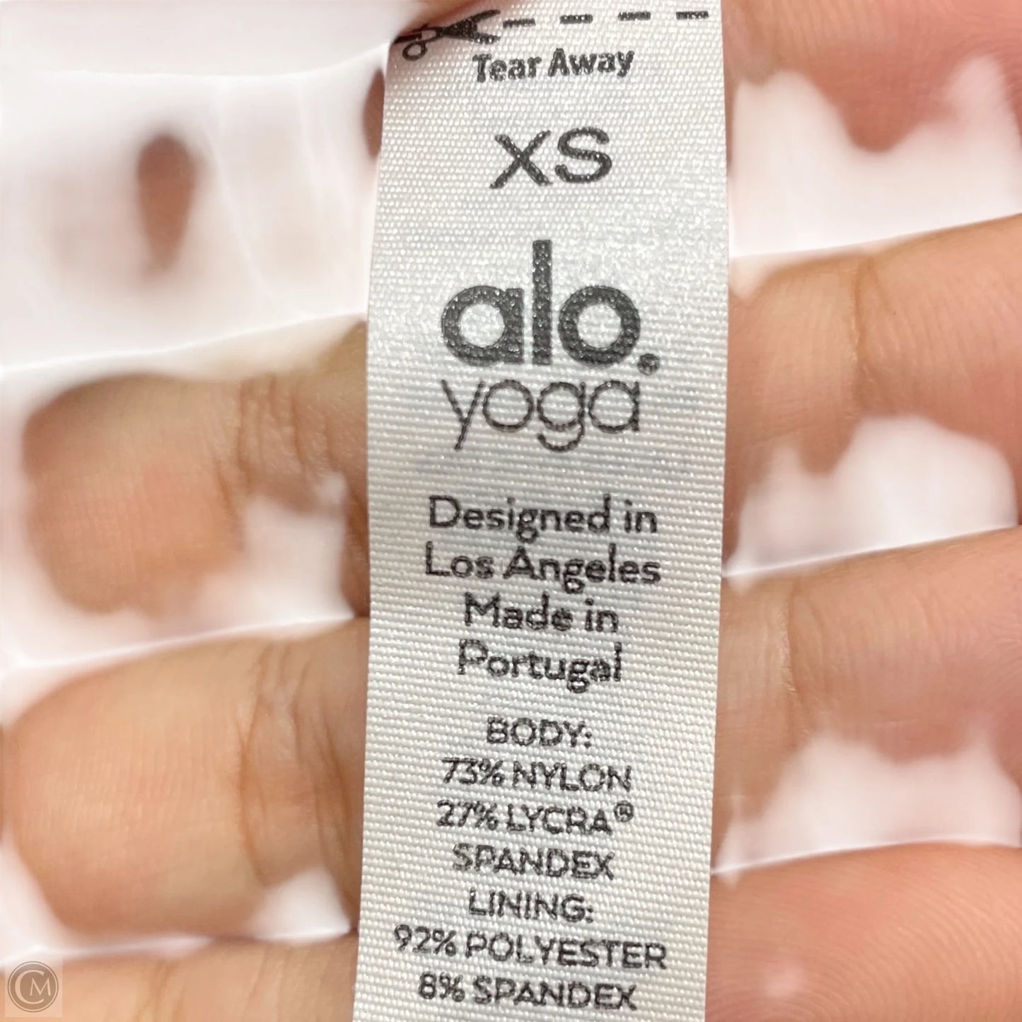 Athletic Bra By Alo In Blue, Size: Xs