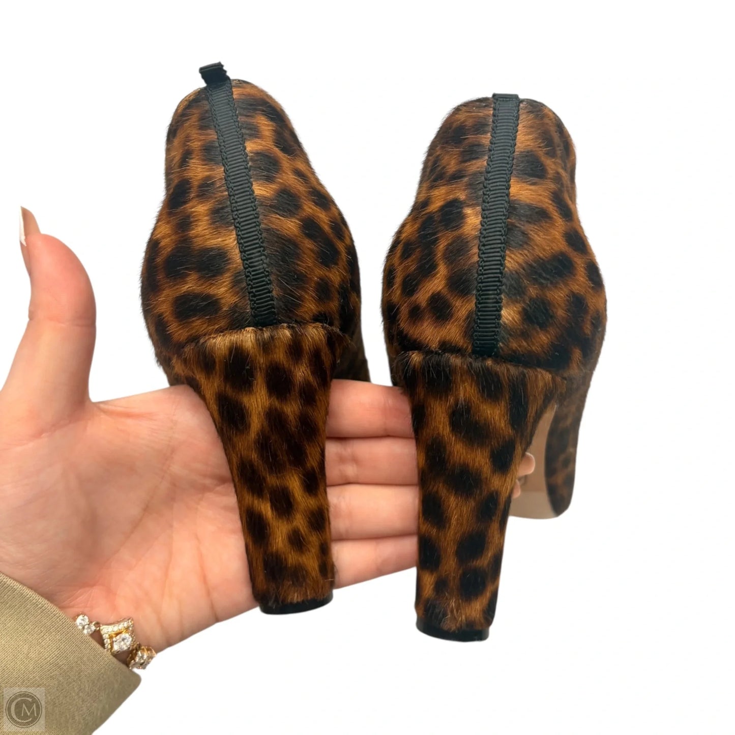 Shoes Heels Stiletto By Boden In Leopard Print, Size: 6.5