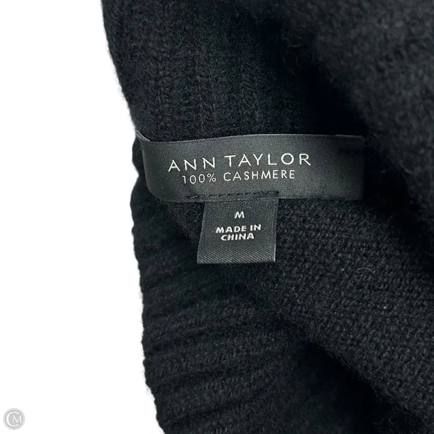 Sweater Cashmere By Ann Taylor In Black, Size: M