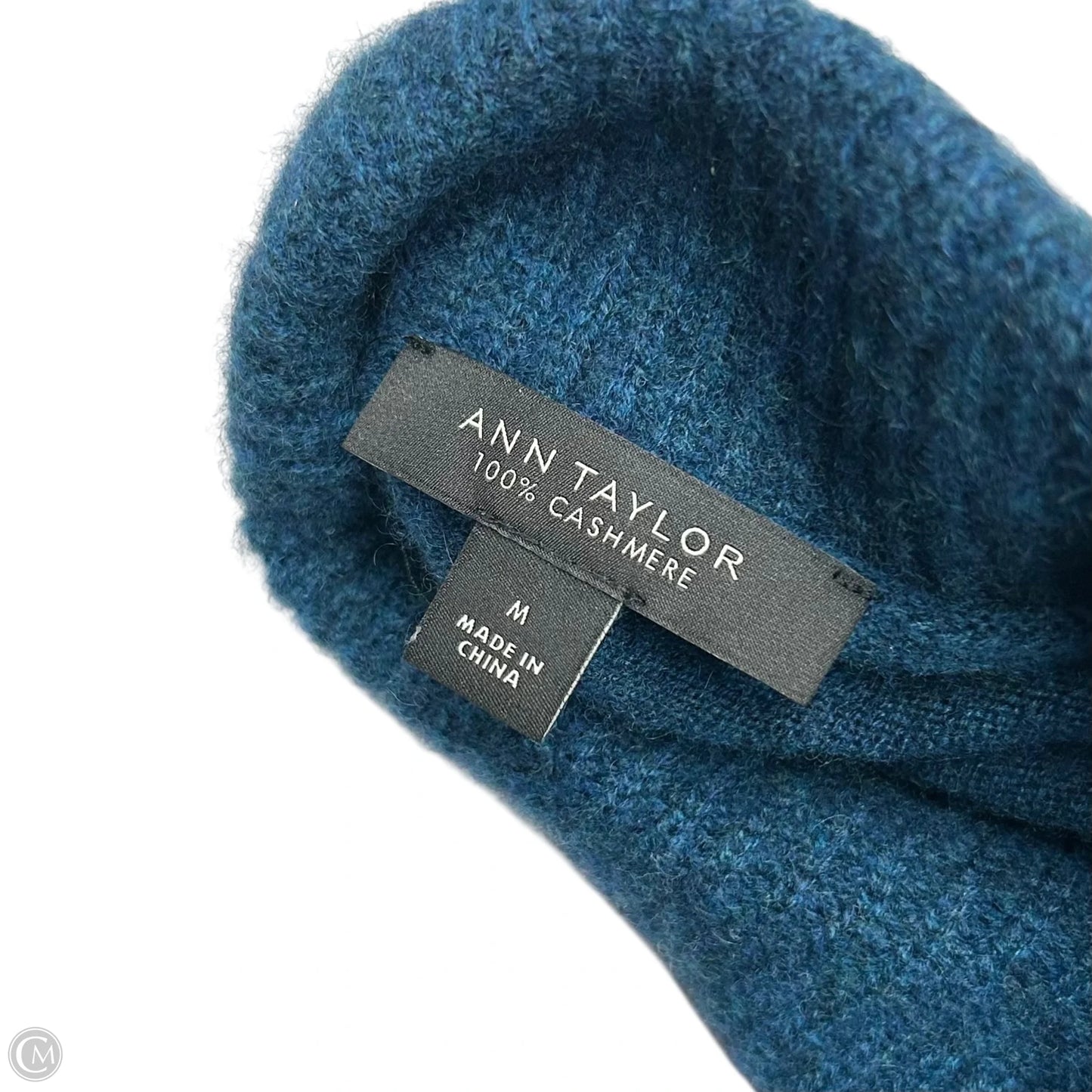 Sweater Cashmere By Ann Taylor In Blue, Size: M