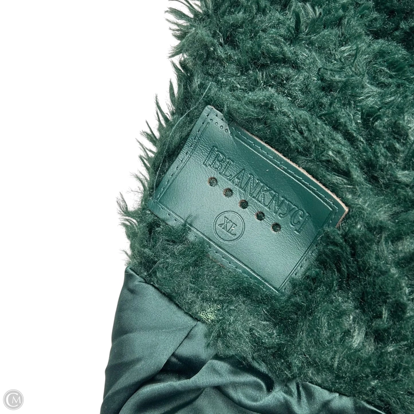 Coat Faux Fur & Sherpa By Blanknyc In Green, Size: Xl